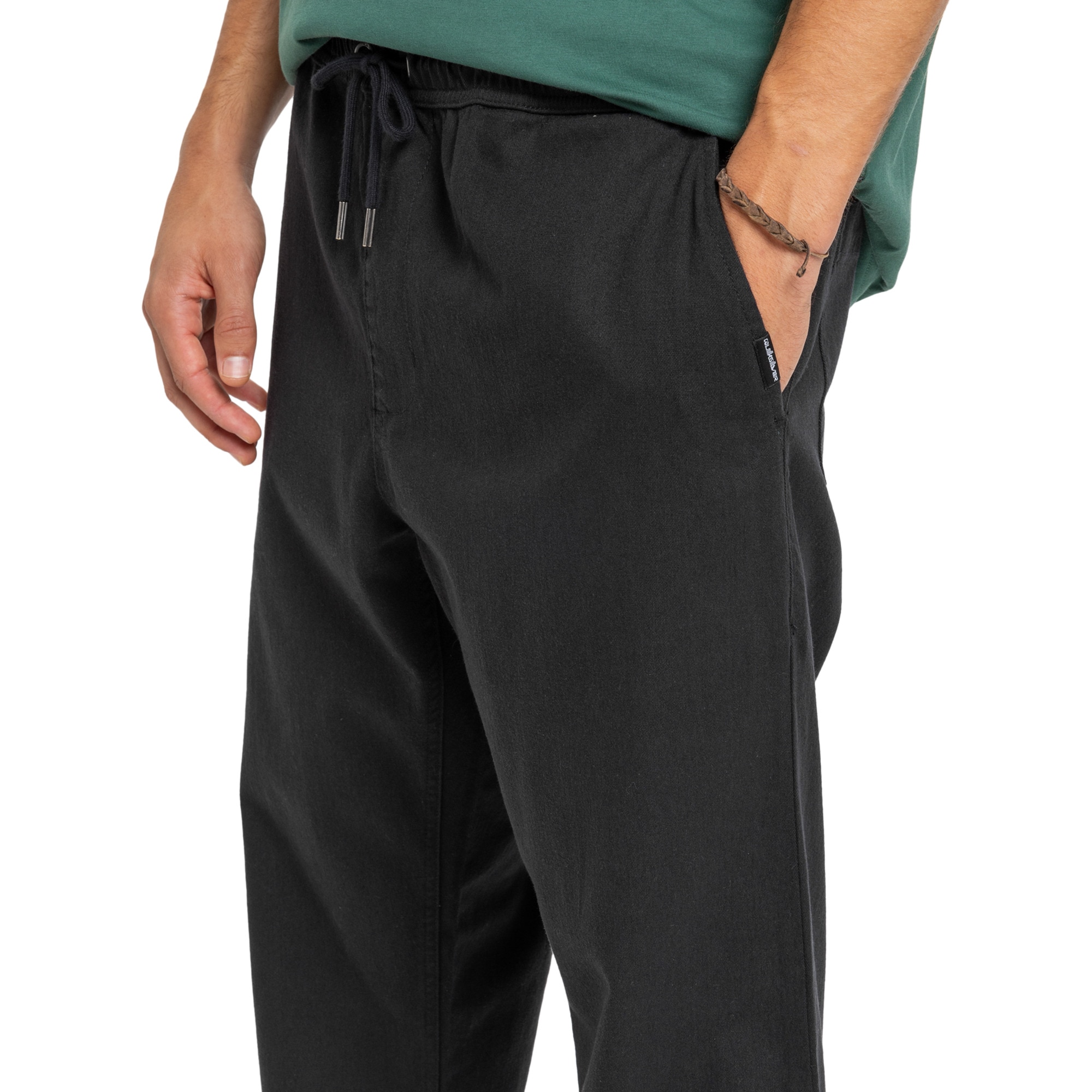 Pantalón de hombre Taxer Regular Twill Quiksilver - Negro Negro-4