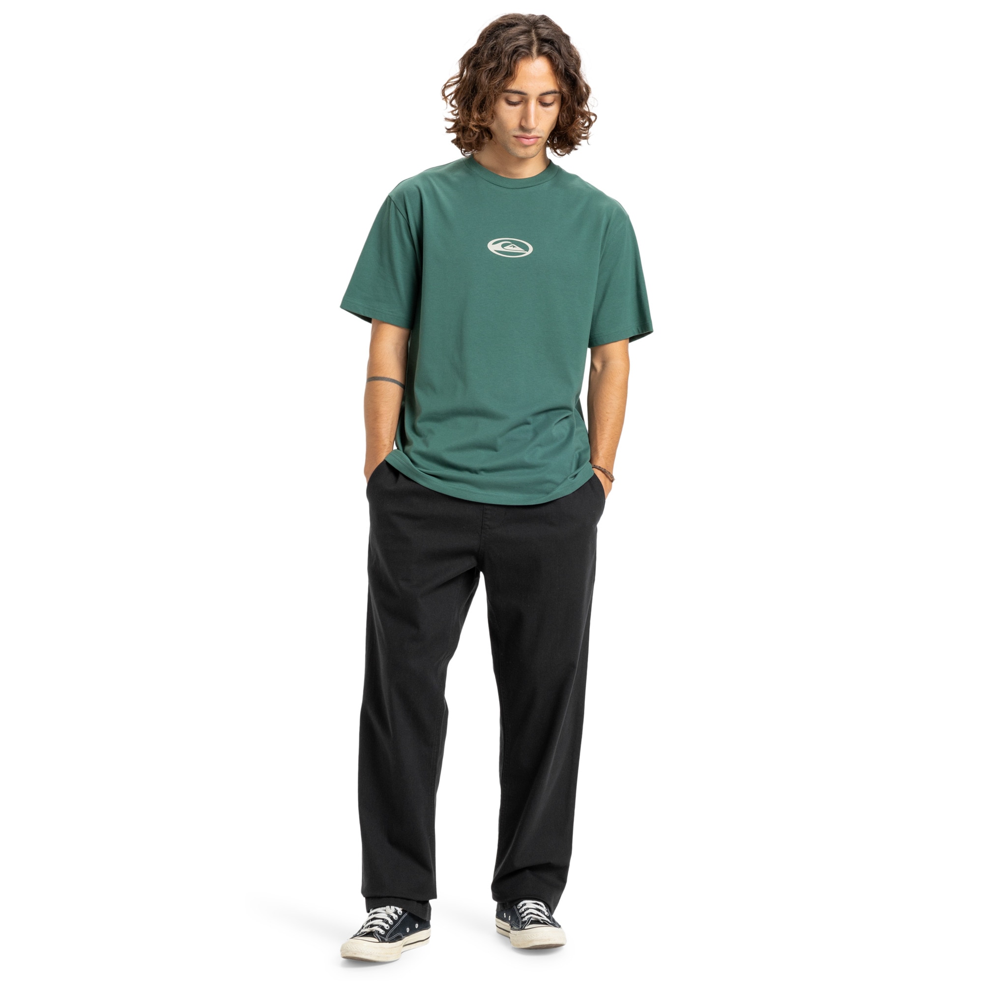 Pantalón de hombre Taxer Regular Twill Quiksilver - Negro Negro-5