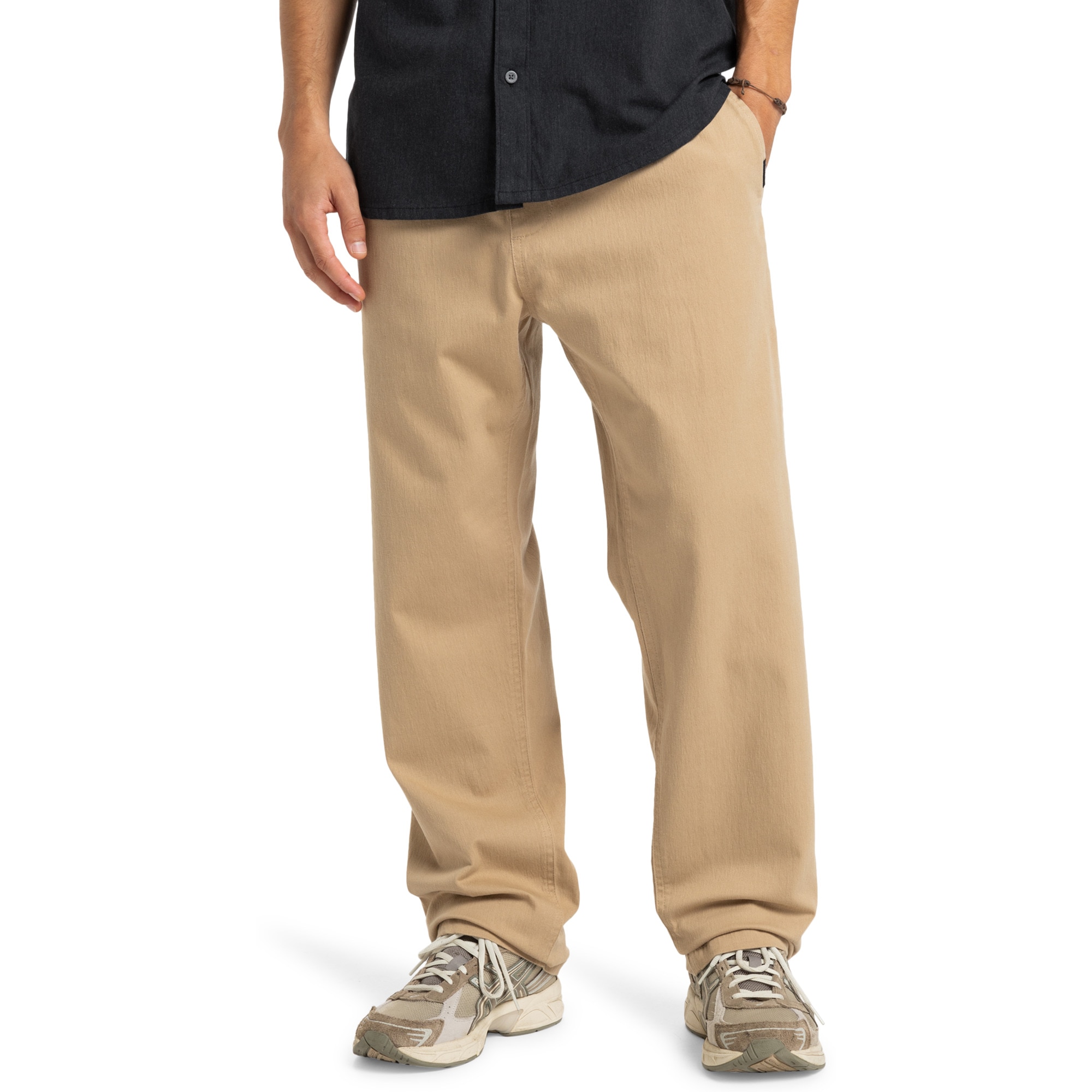 Pantalón de hombre Taxer Regular Twill Quiksilver - Verde Oliva Verde Oliva-1