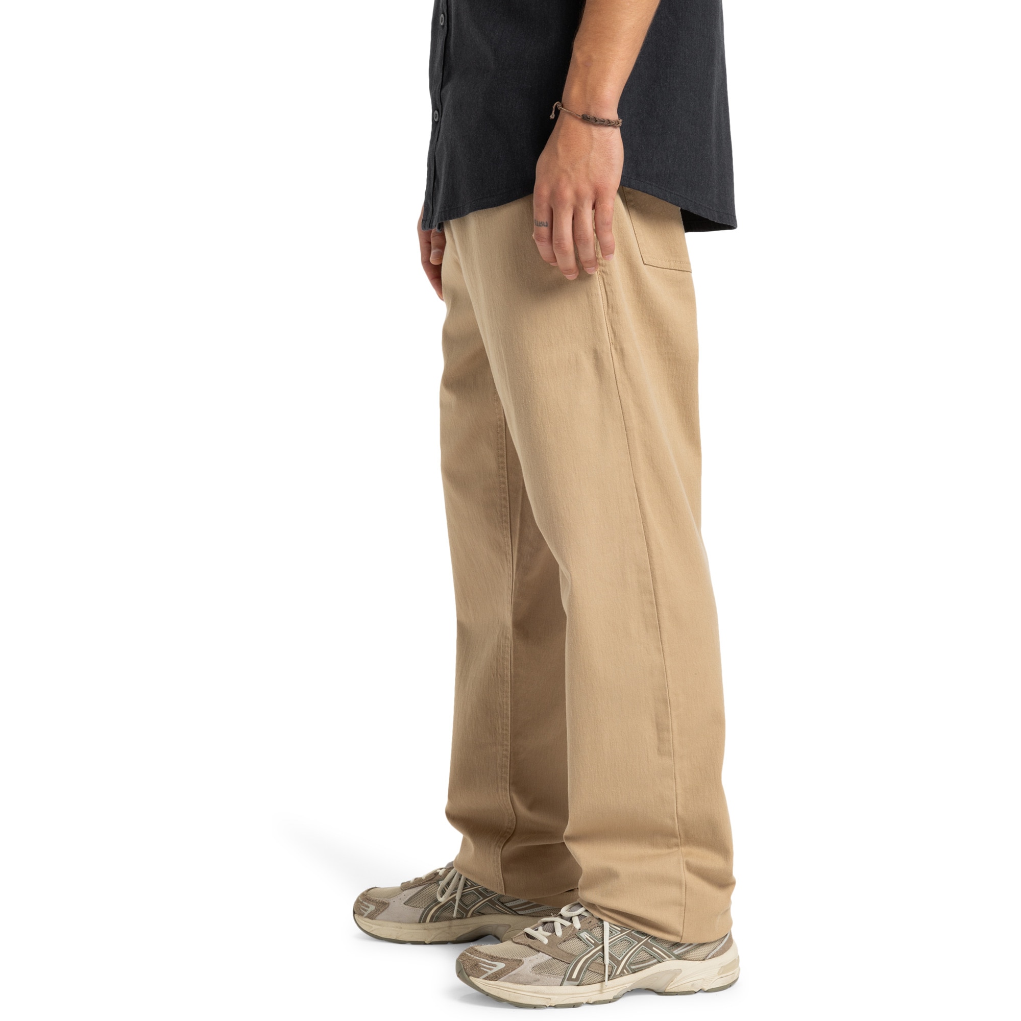 Pantalón de hombre Taxer Regular Twill Quiksilver - Verde Oliva Verde Oliva-3