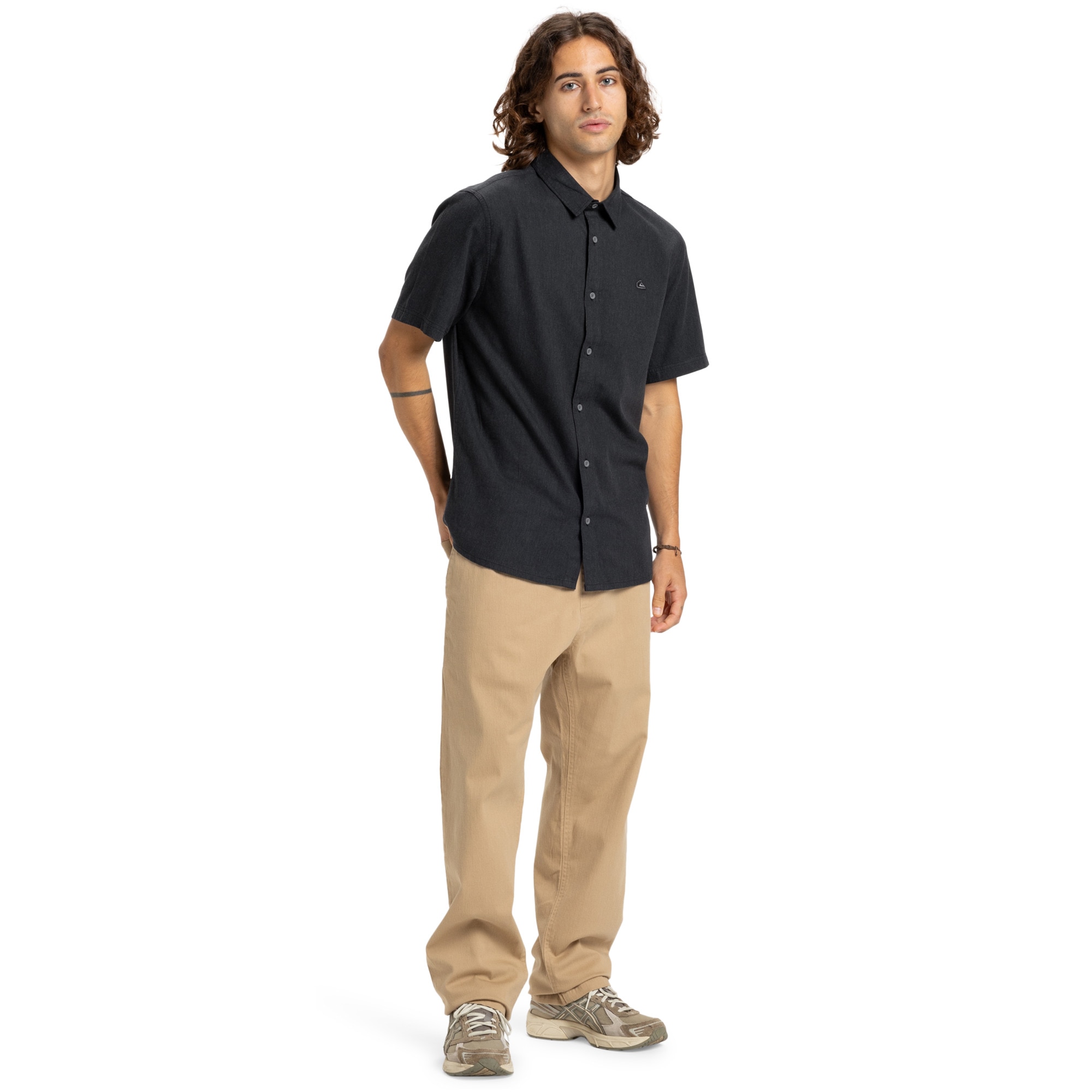Pantalón de hombre Taxer Regular Twill Quiksilver - Verde Oliva Verde Oliva-5