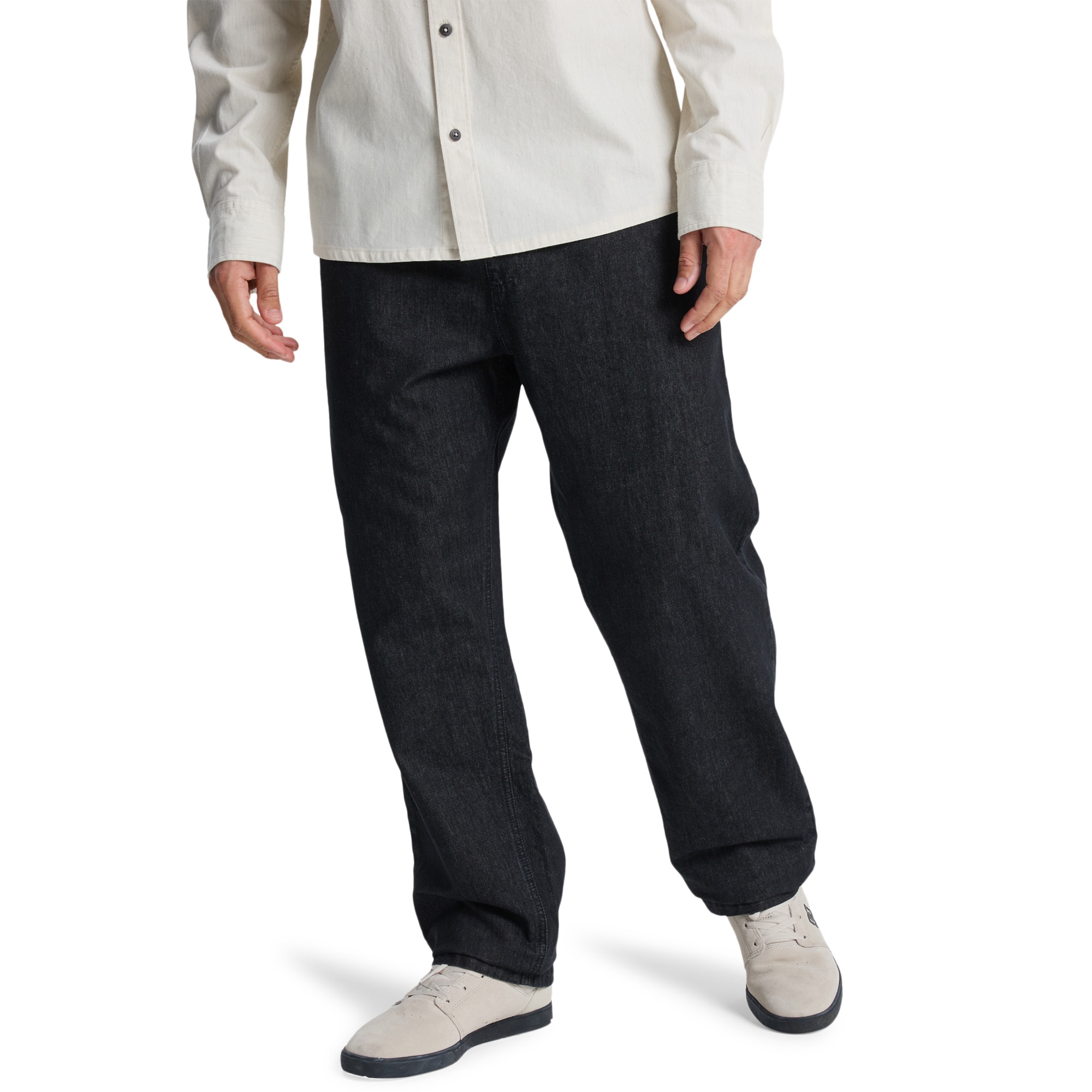 Vaquero de hombre Taxer Regular Denim Quiksilver - Negro Negro-1