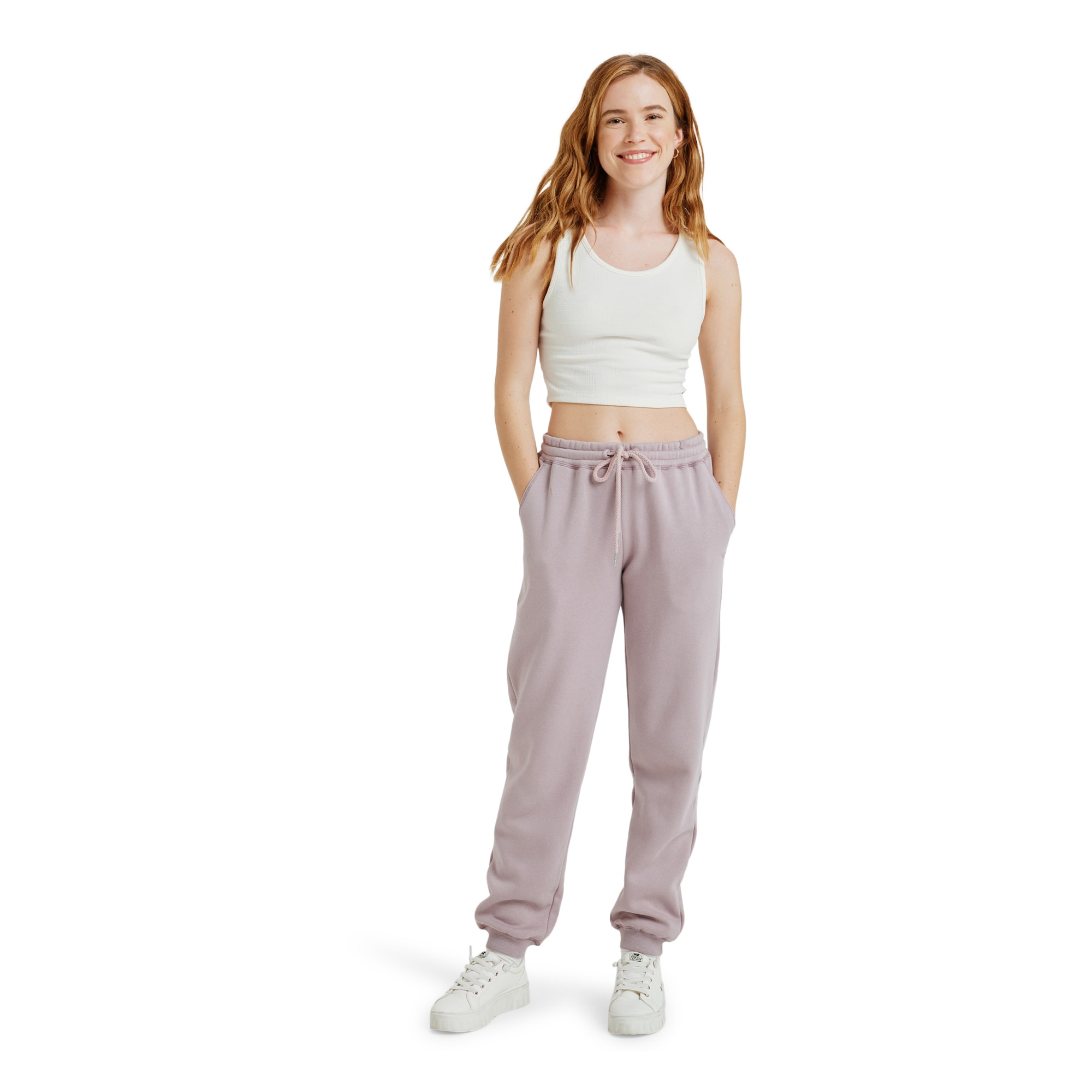 Imagen 1 de Pantalón de mujer Surf Stoked Brushed Roxy Gris claro