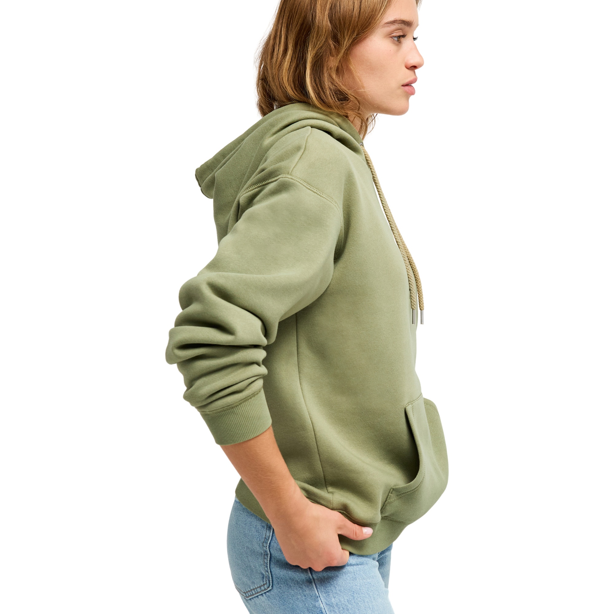 Sudadera de mujer Surf Stoked Brushed Art Roxy - Verde Verde-3