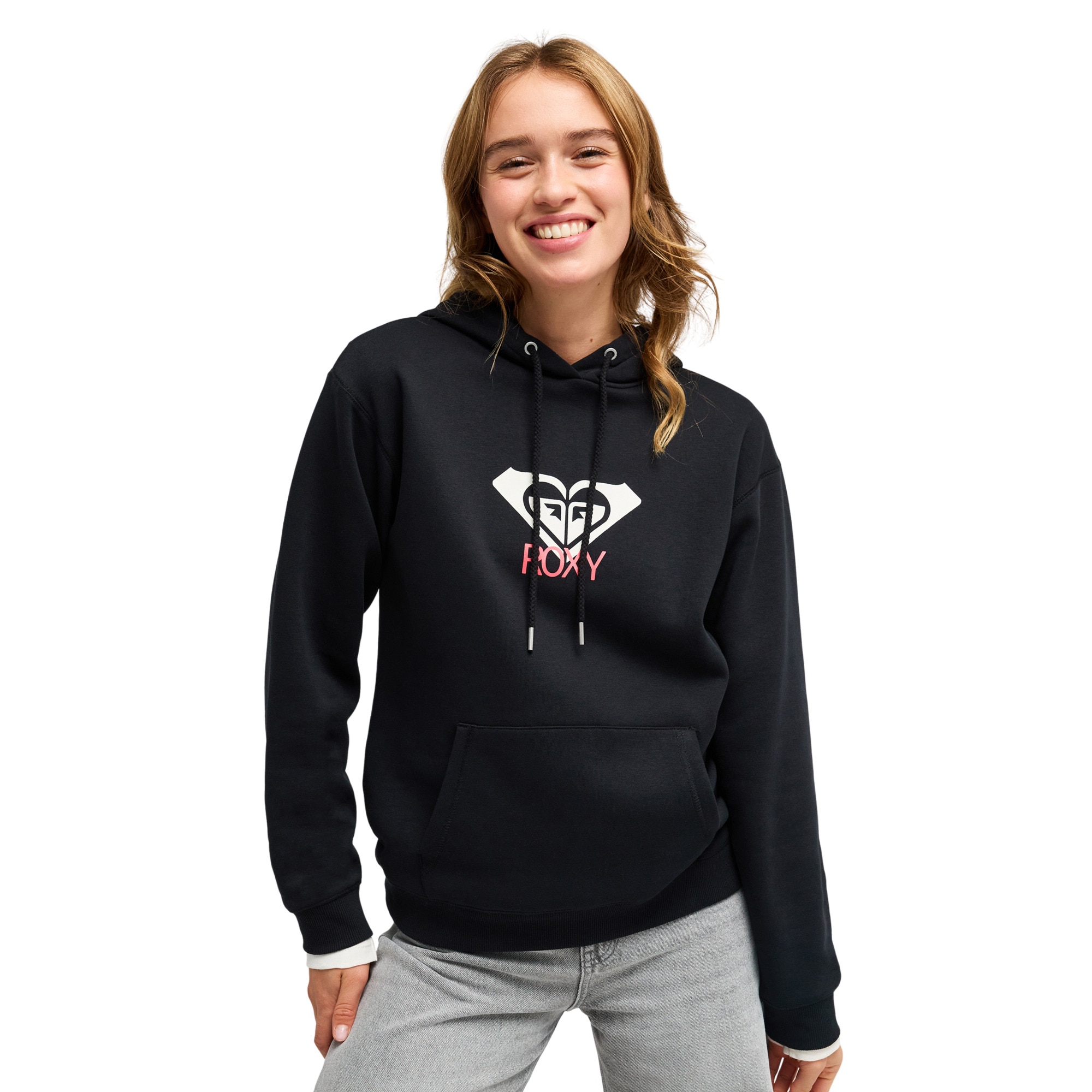 Sudadera de mujer Surf Stoked Brushed Art Roxy - Negro Negro-1