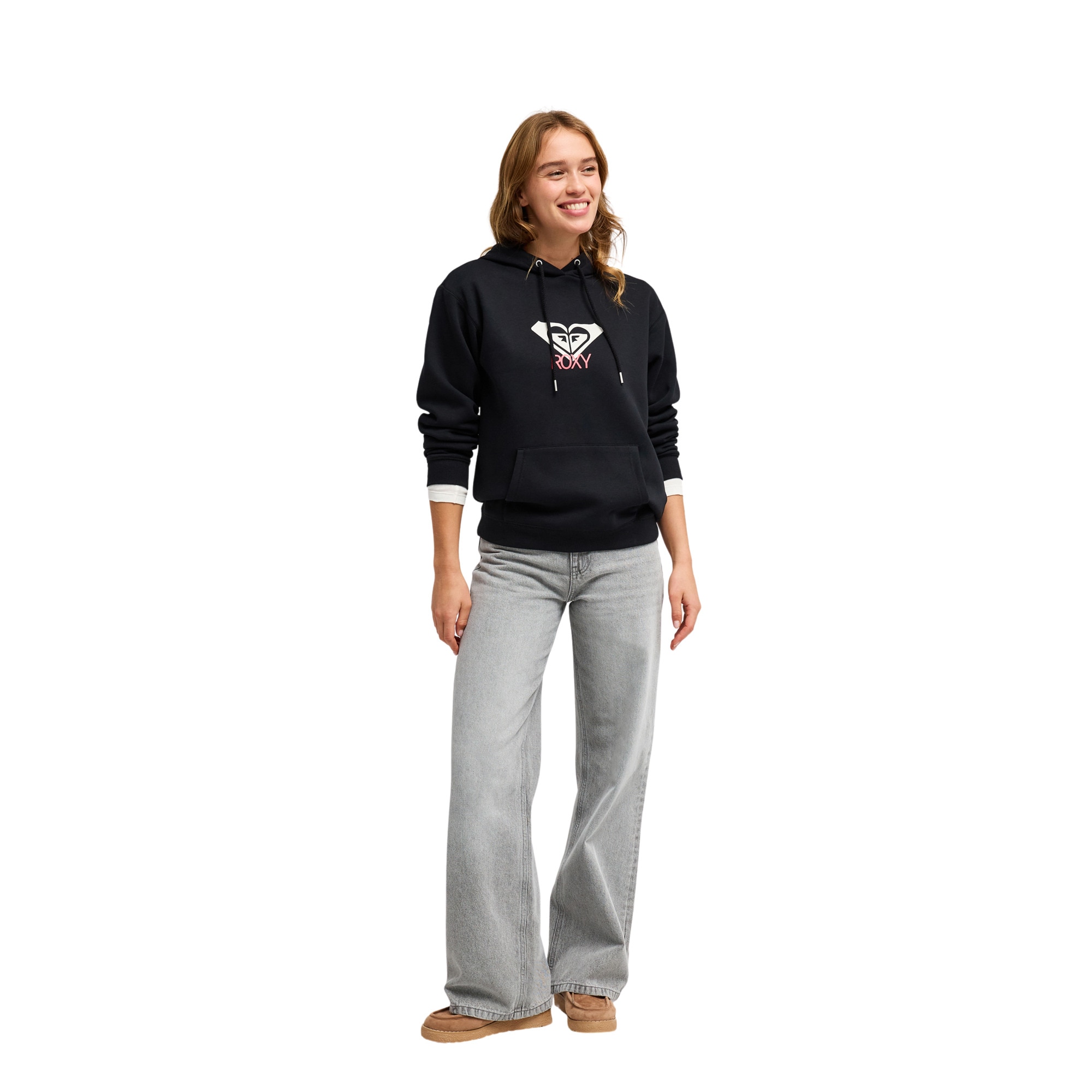 Sudadera de mujer Surf Stoked Brushed Art Roxy - Negro Negro-5