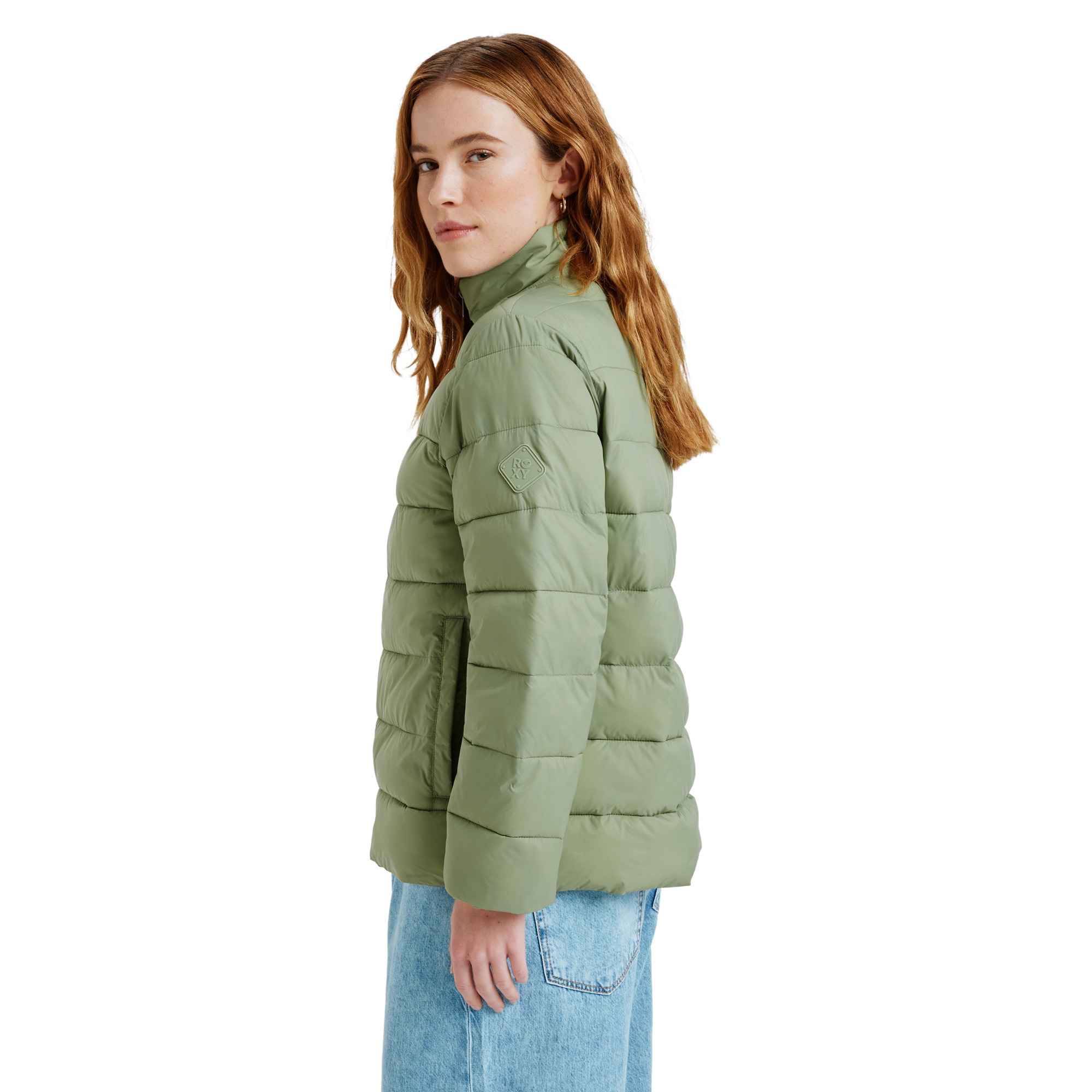 Chaqueta de mujer Wind Bliss Roxy - Verde Oliva Verde Oliva-3