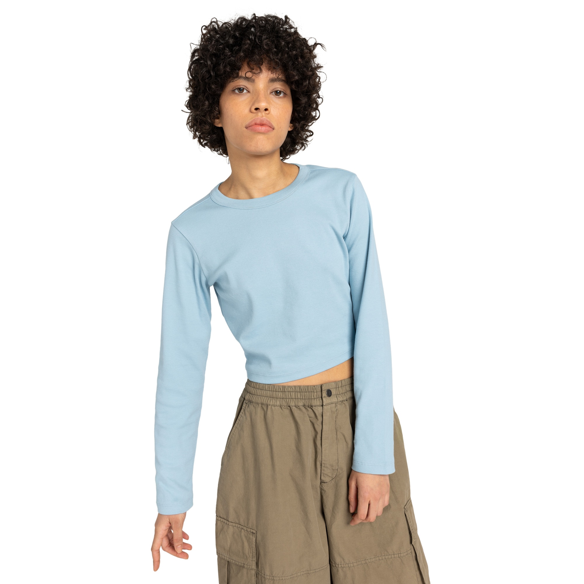 Imagen 1 de Camiseta de mujer Icon Crop W Element Azul celeste