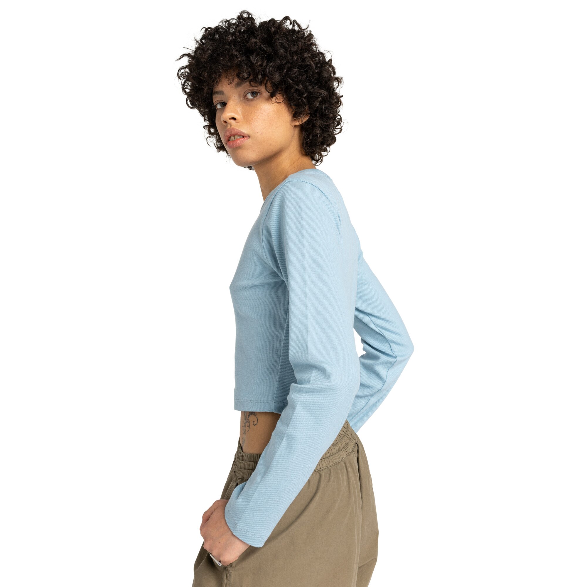 Imagen 3 de Camiseta de mujer Icon Crop W Element - Azul celeste Azul celeste