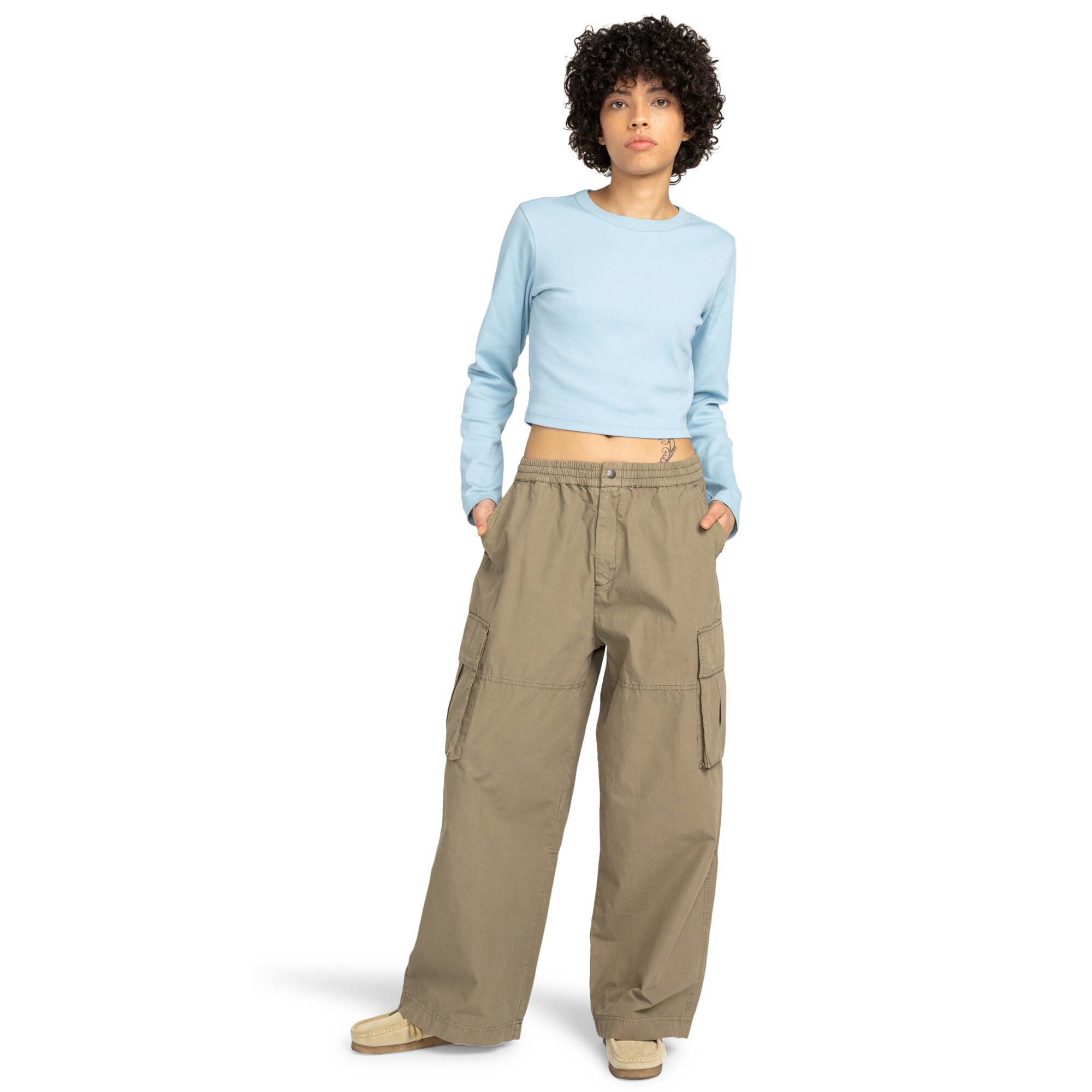 Imagen 5 de Camiseta de mujer Icon Crop W Element - Azul celeste Azul celeste