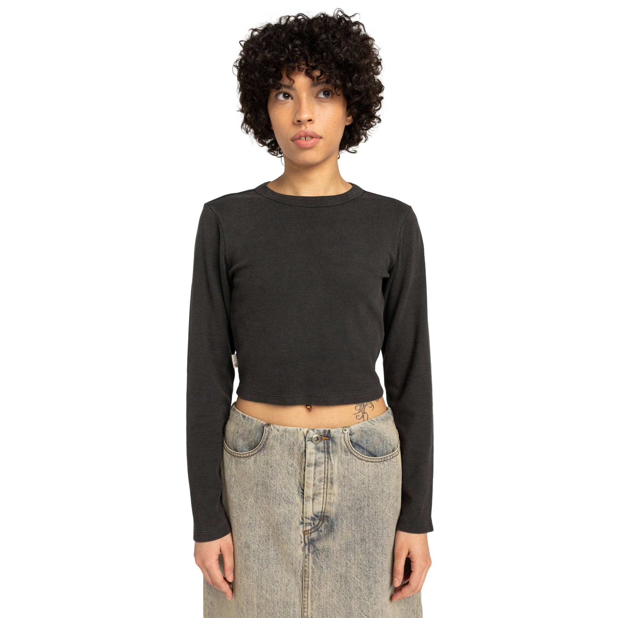 Imagen 1 de Camiseta de mujer Icon Crop W Element - Negro Negro