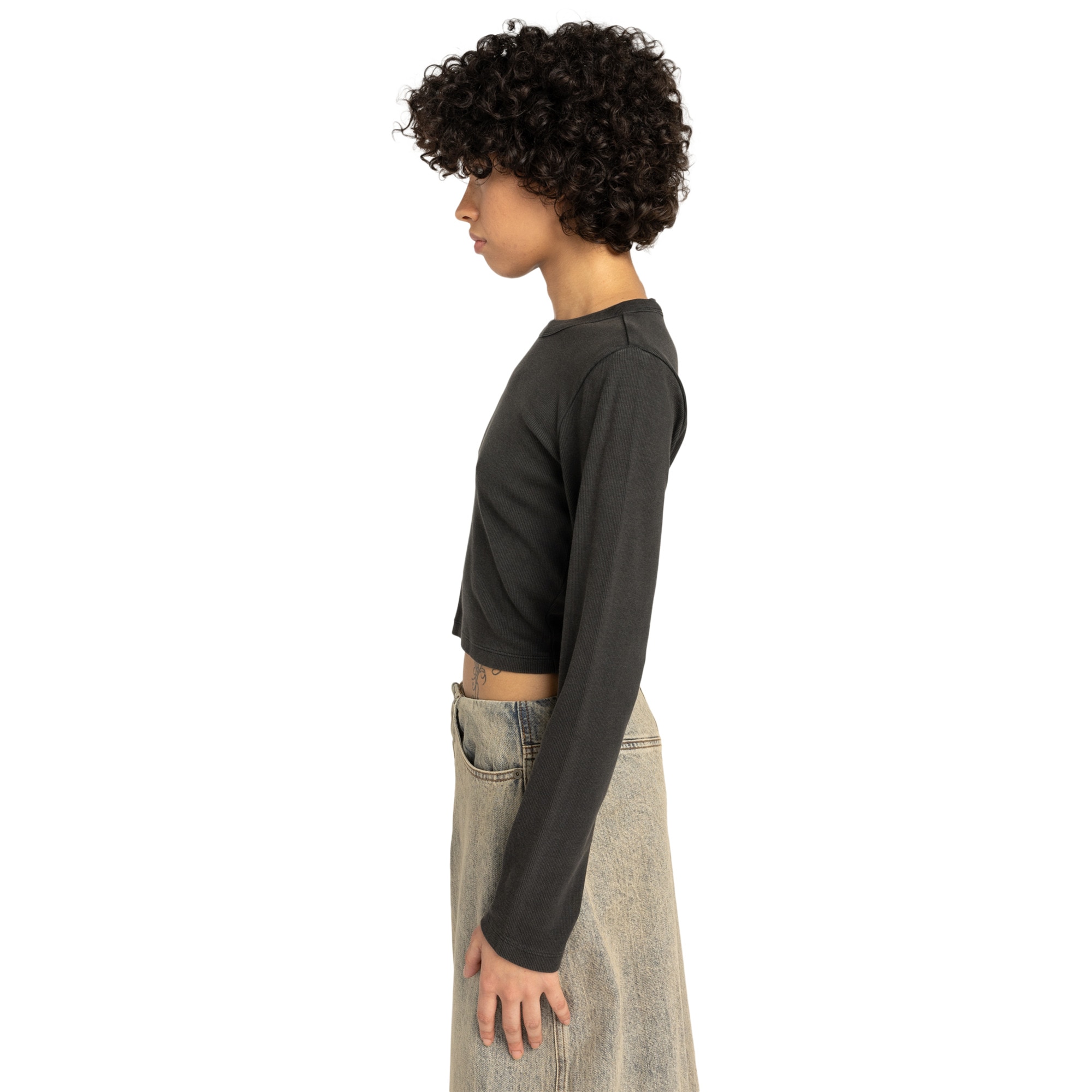 Imagen 3 de Camiseta de mujer Icon Crop W Element - Negro Negro