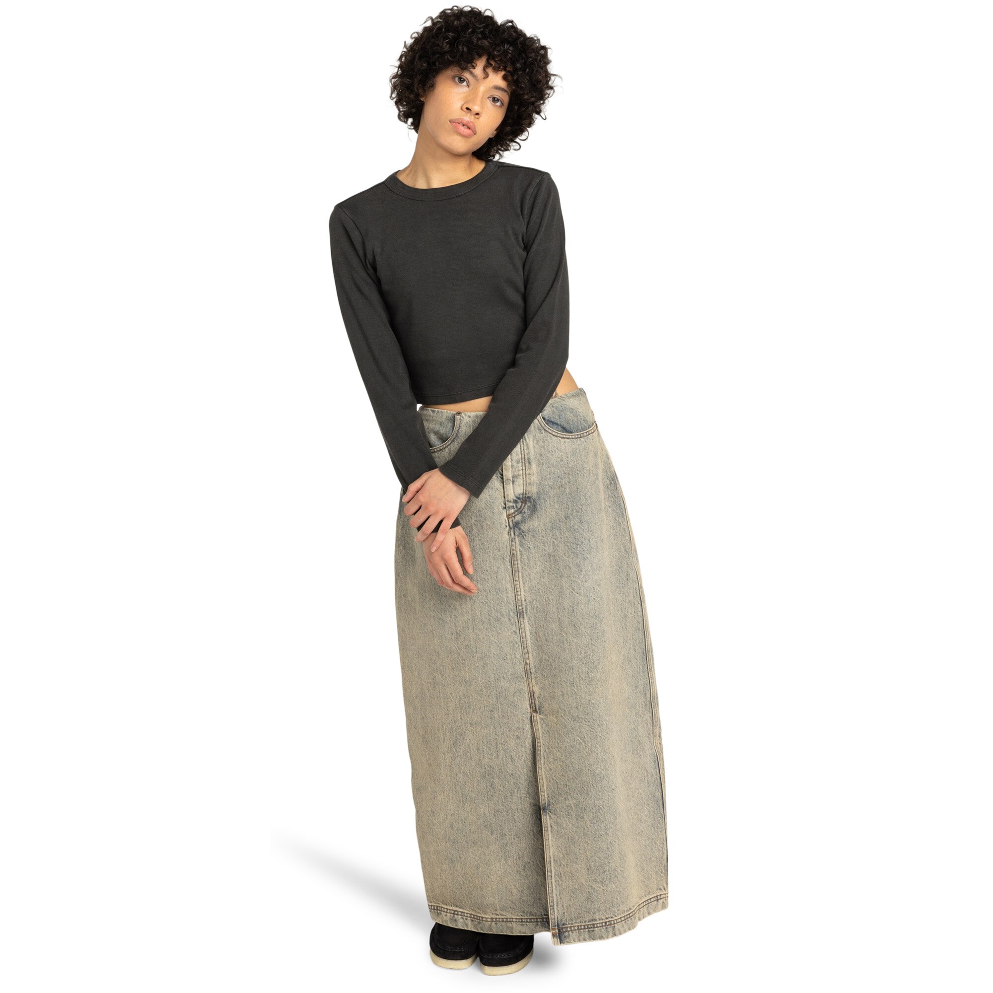 Imagen 4 de Camiseta de mujer Icon Crop W Element - Negro Negro