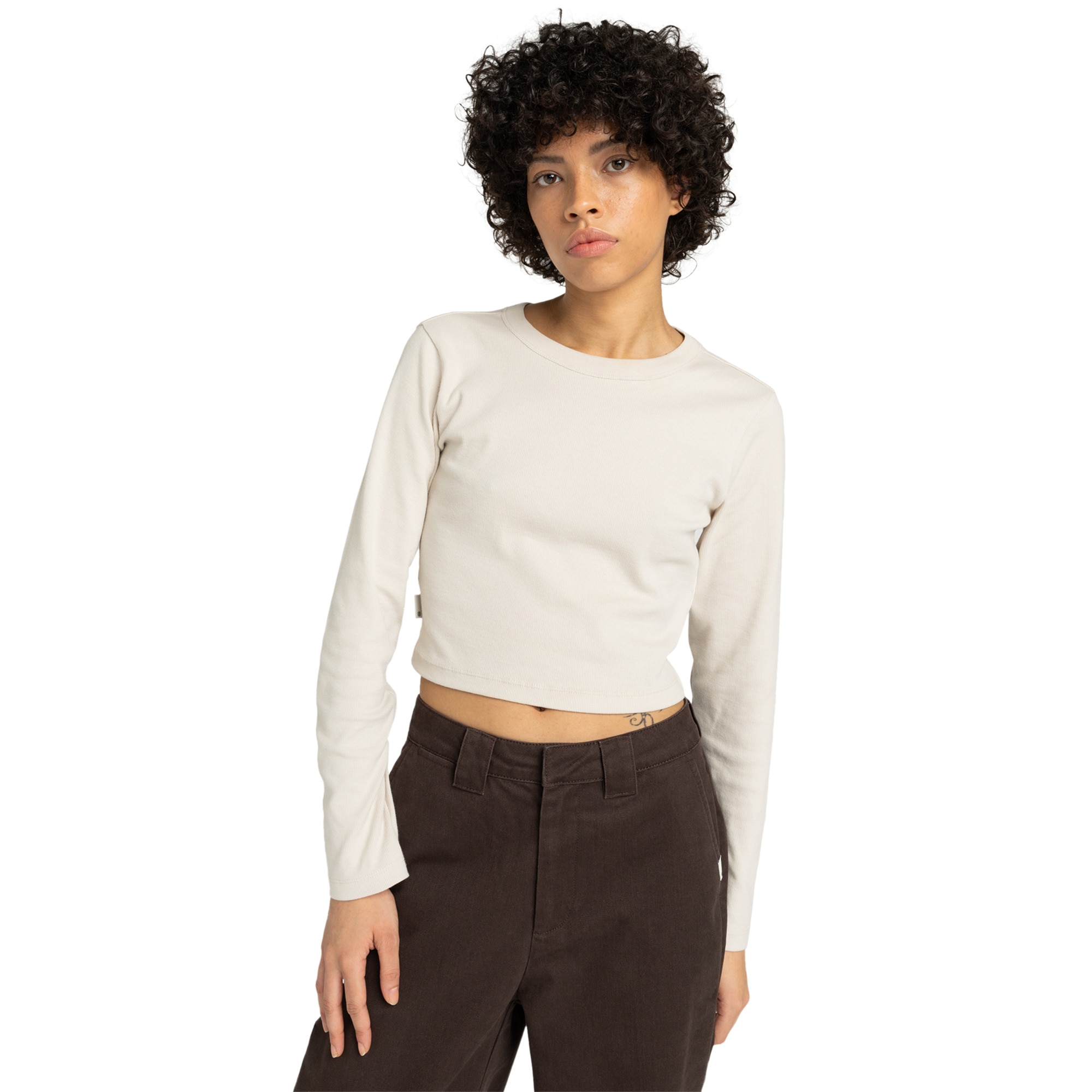 Imagen 1 de Camiseta de mujer Icon Crop W Element - Beige Beige