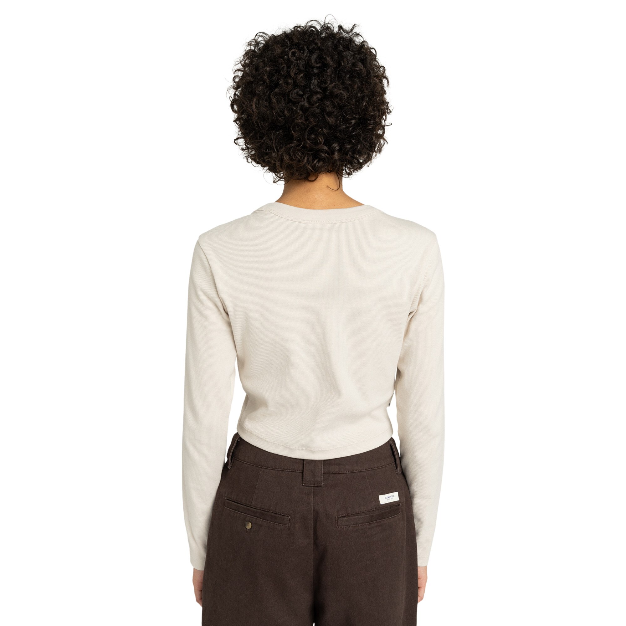 Imagen 2 de Camiseta de mujer Icon Crop W Element - Beige Beige