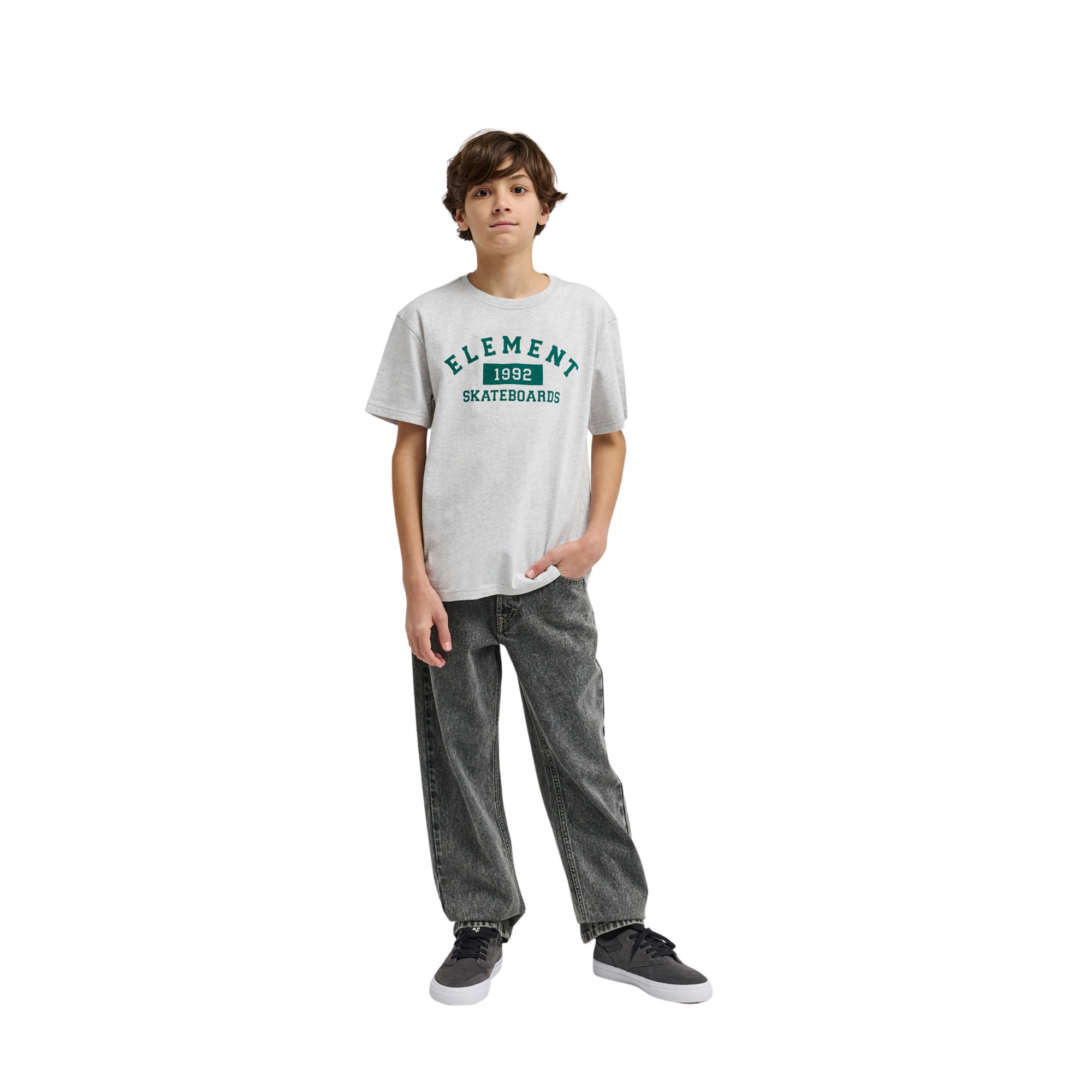 Camiseta de niños Home Team Y Element - Gris Gris-3