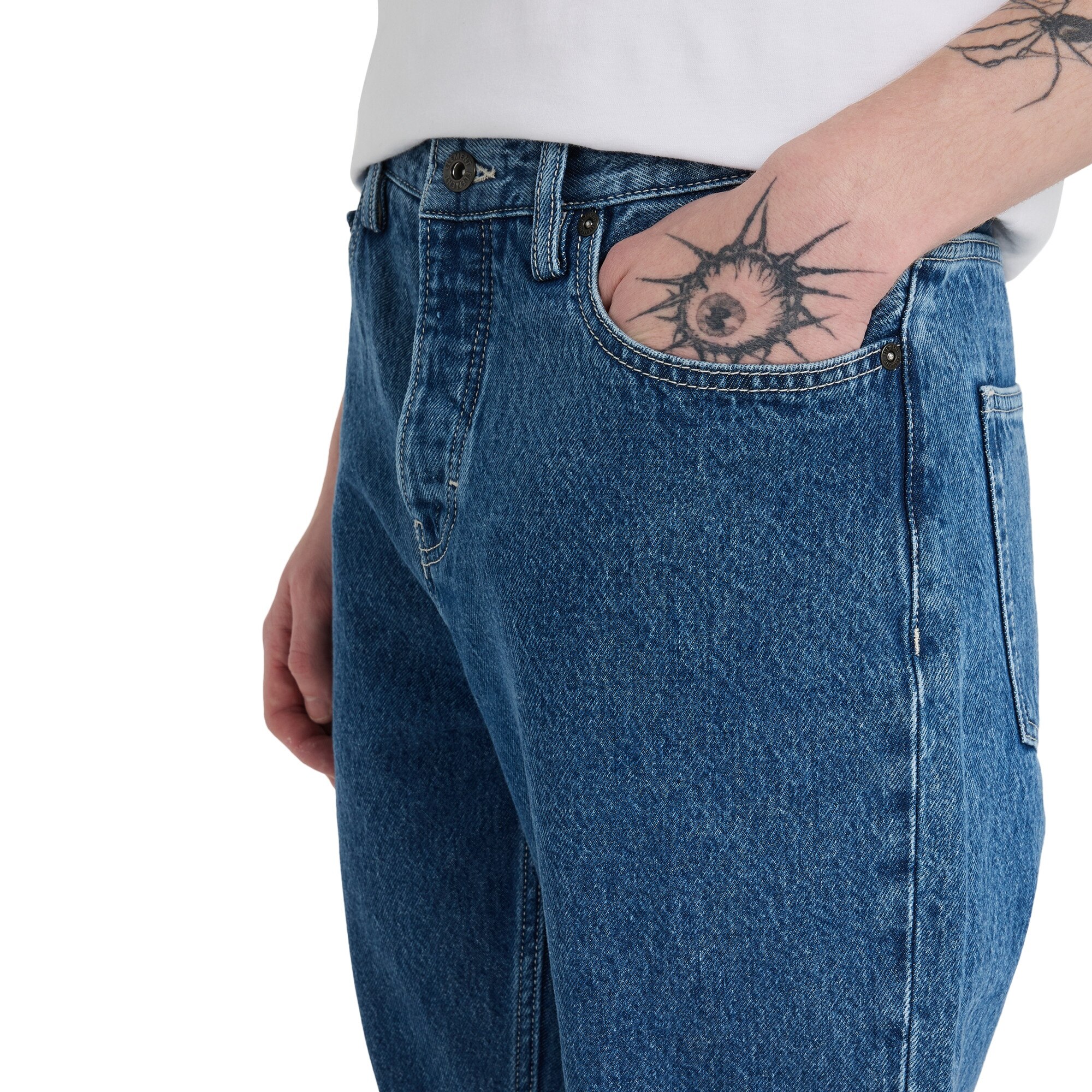 Vaquero de hombre Regular 5 Denim Element - Azul Azul-3