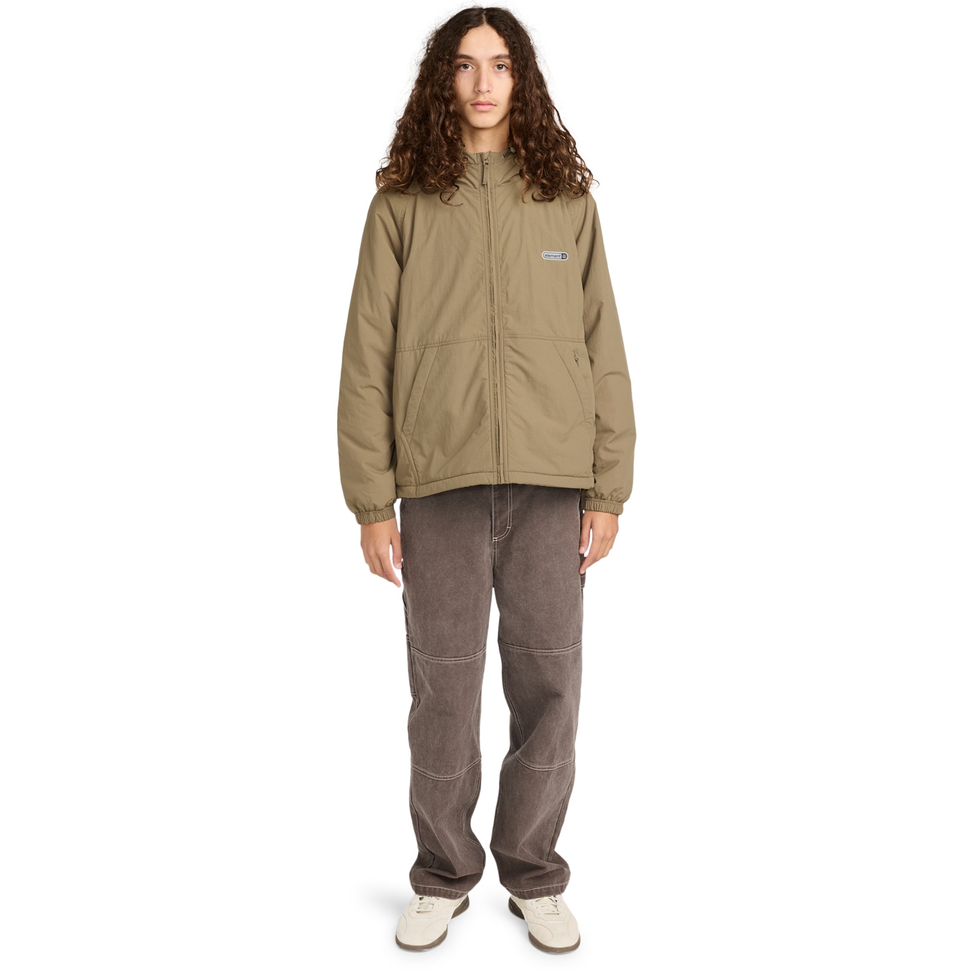 Cortavientos de hombre Alder 2.0 Polar Element - Negro Marrón-5