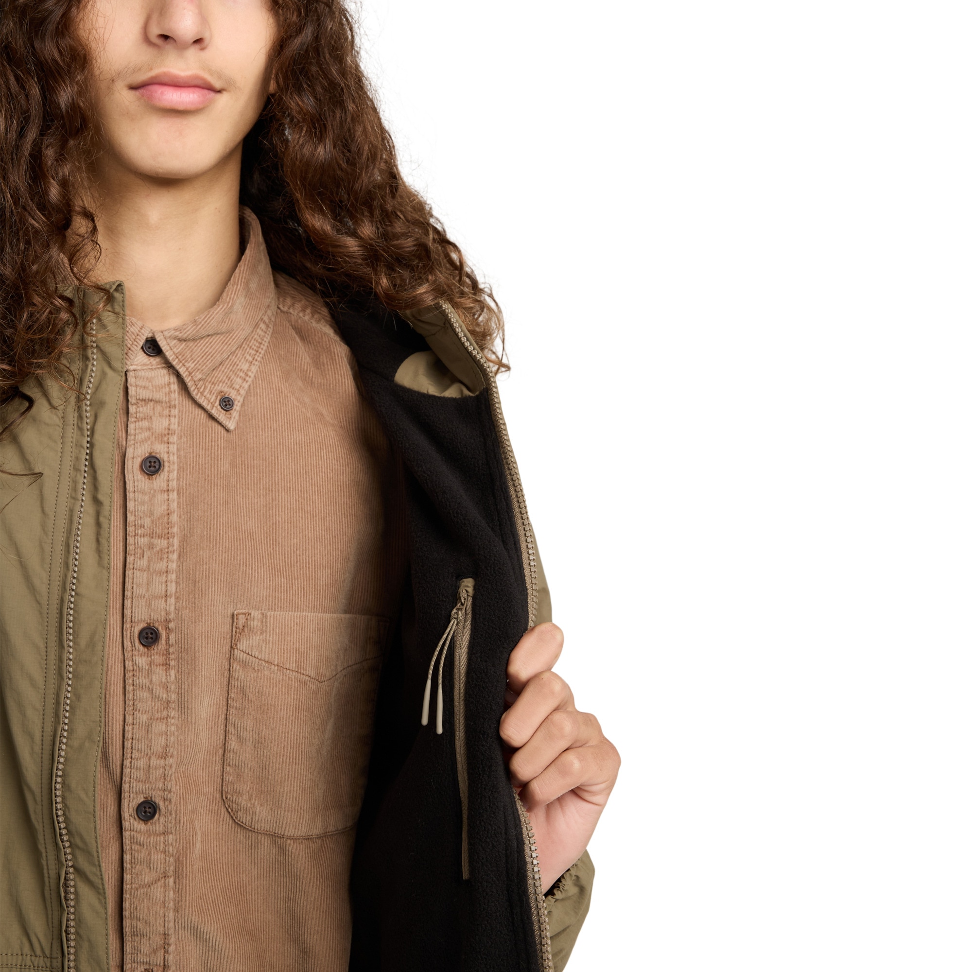 Cortavientos de hombre Alder 2.0 Polar Element - Negro Marrón-6