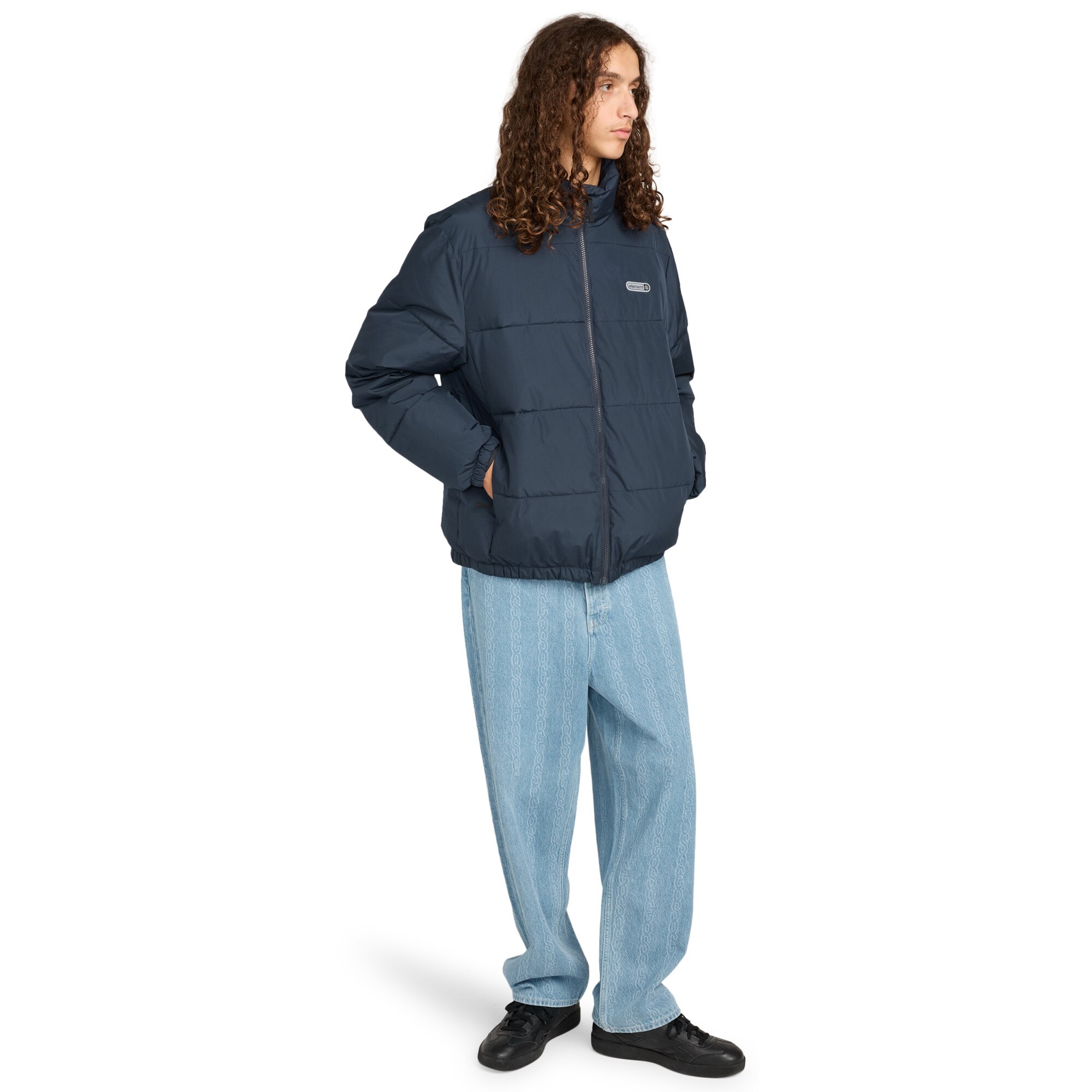 Chaqueta de hombre Classic Puffer Element - Azul oscuro Azul oscuro-5