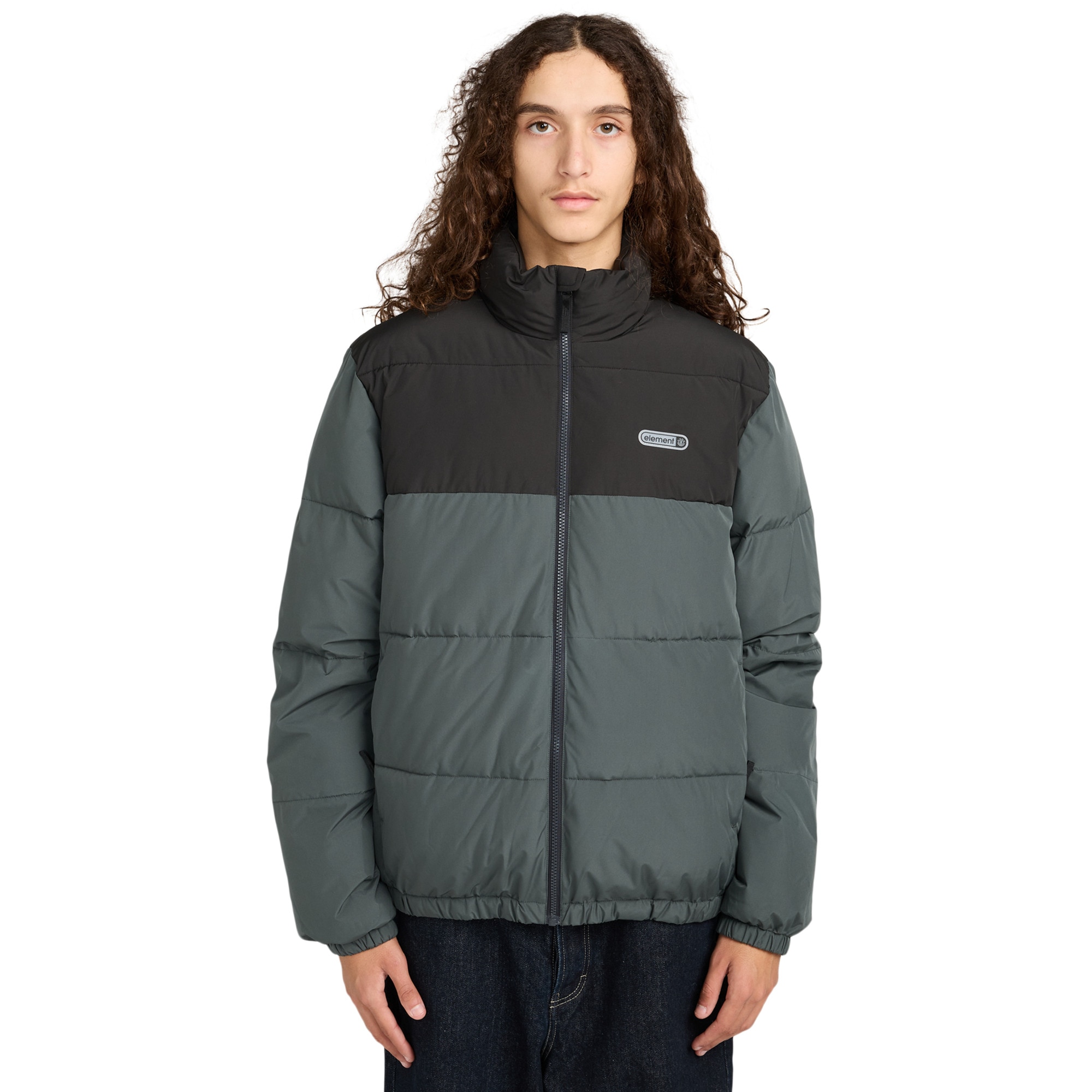 Chaqueta de hombre Classic Puffer Element - Gris / Negro Gris / Negro-1