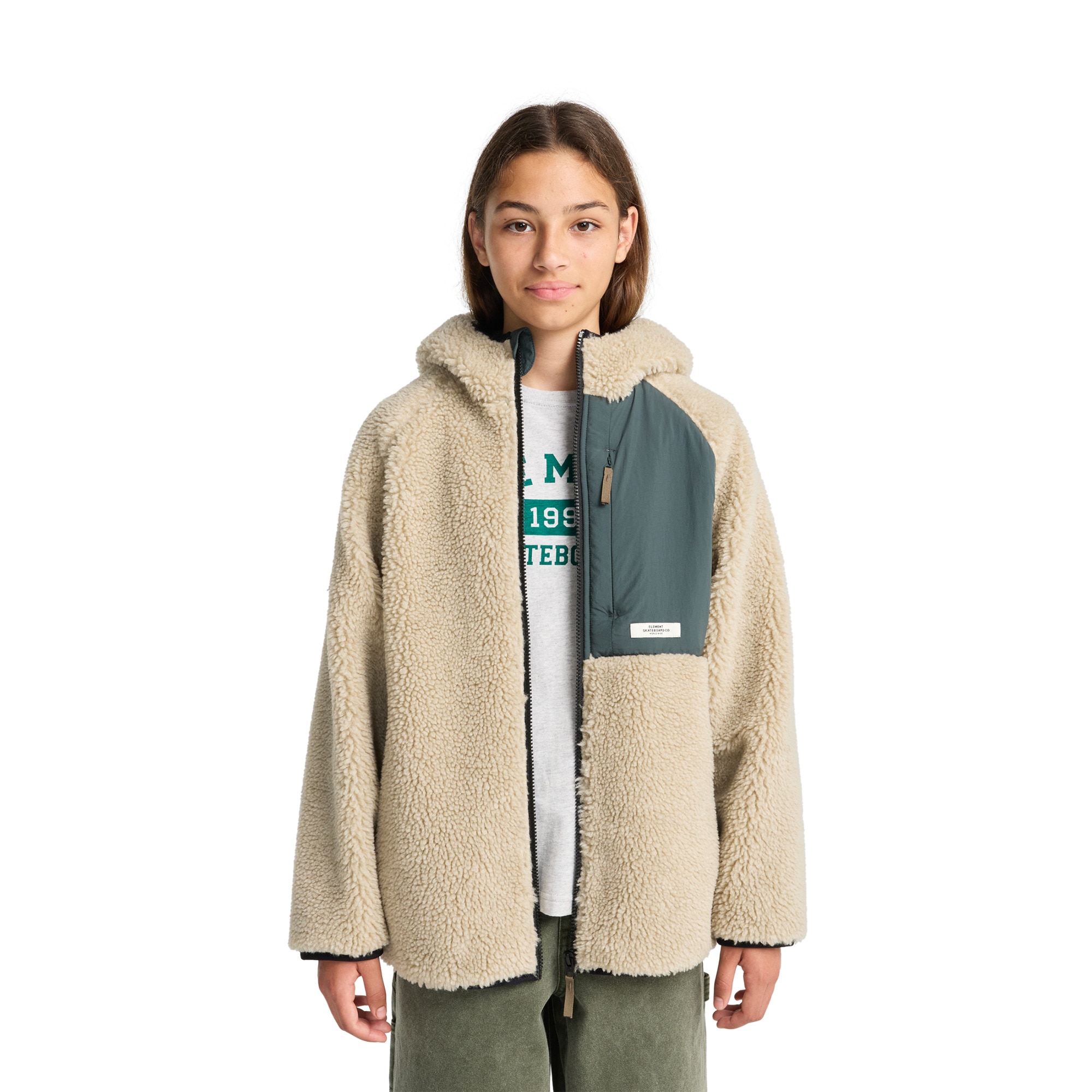 Imagen 6 de Chaqueta de niños Wolfe Sherpa Y Element - Natural Natural