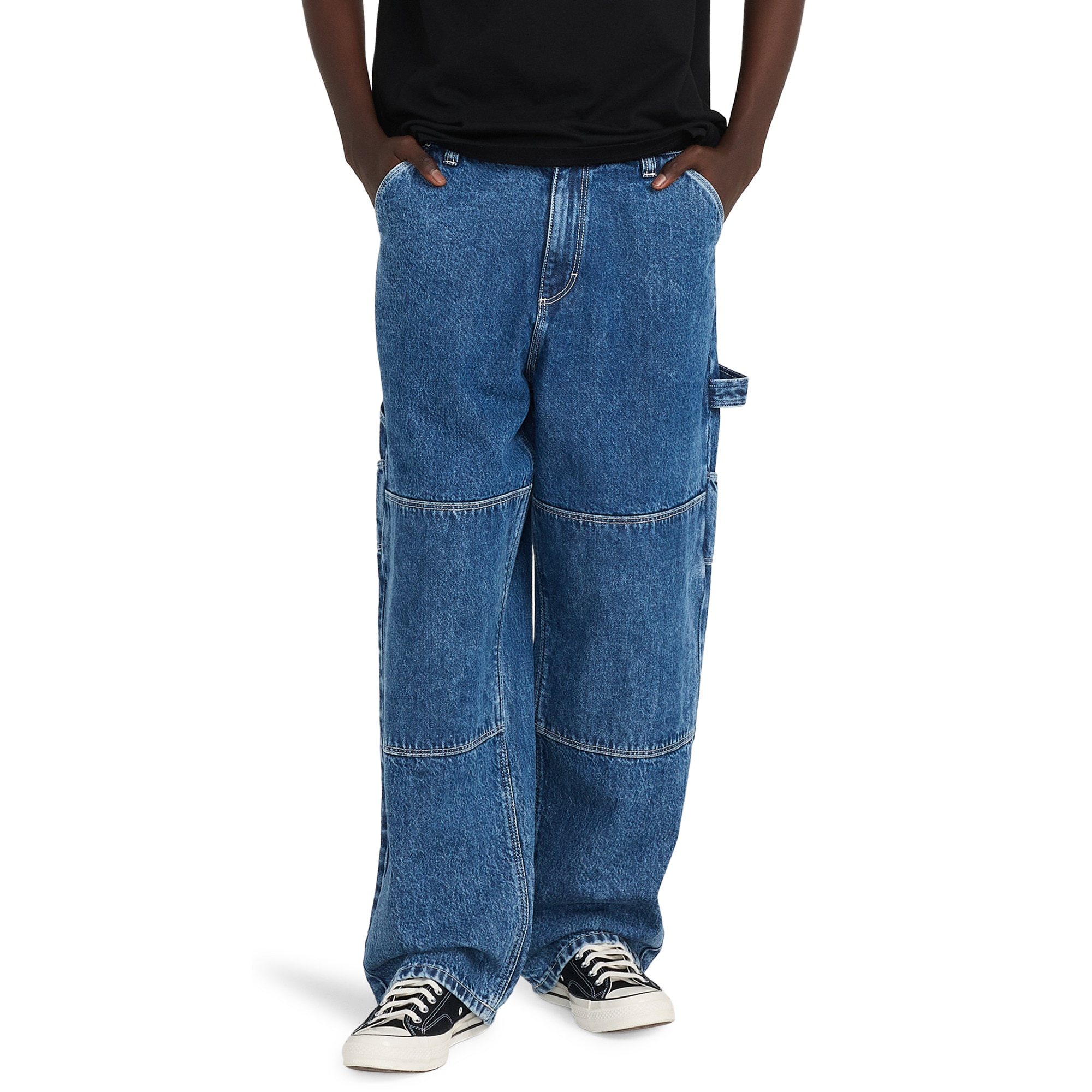 Pantalón de carpintero para hombre Big Carpenter Denim Element - Azul Azul-1
