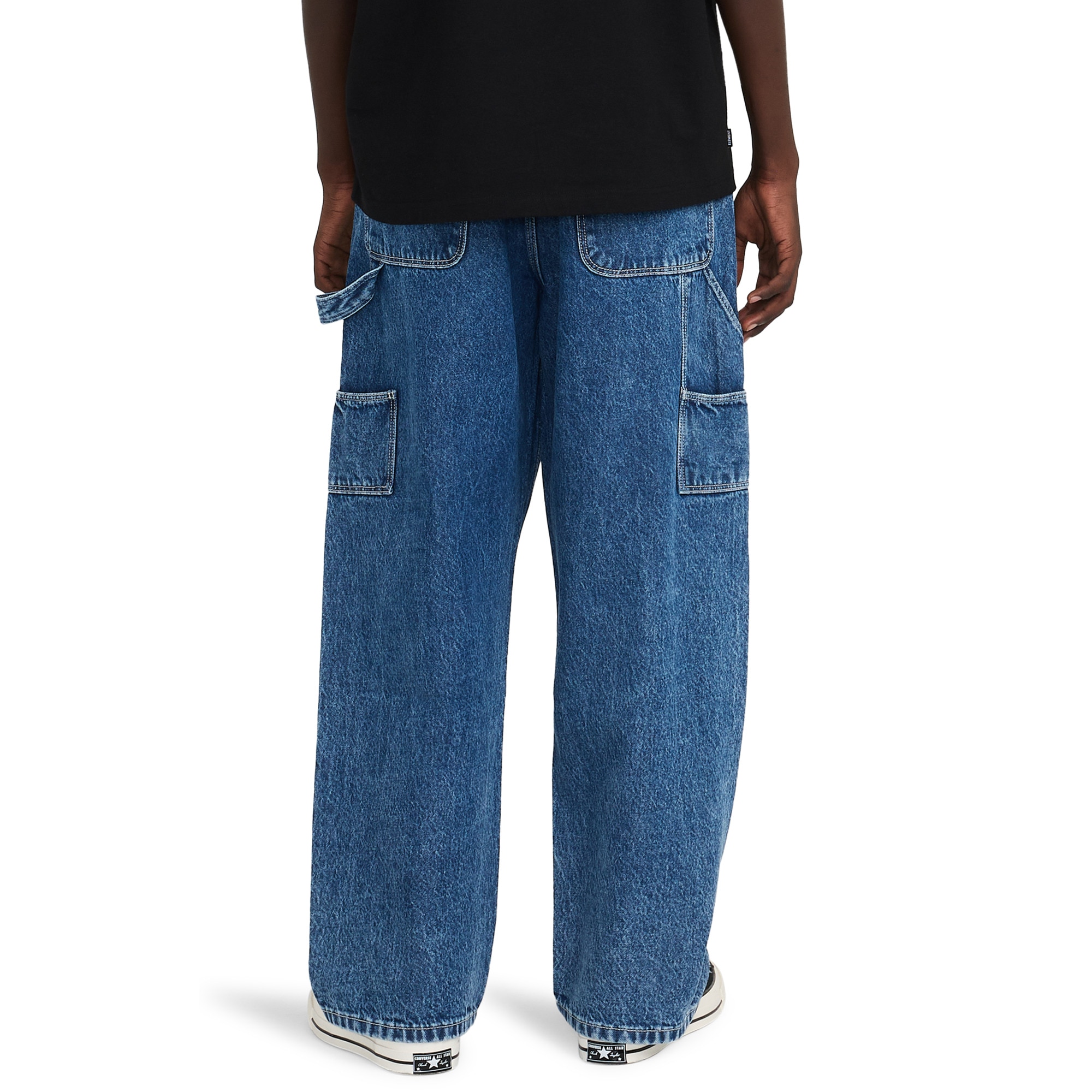 Pantalón de carpintero para hombre Big Carpenter Denim Element - Azul Azul-6
