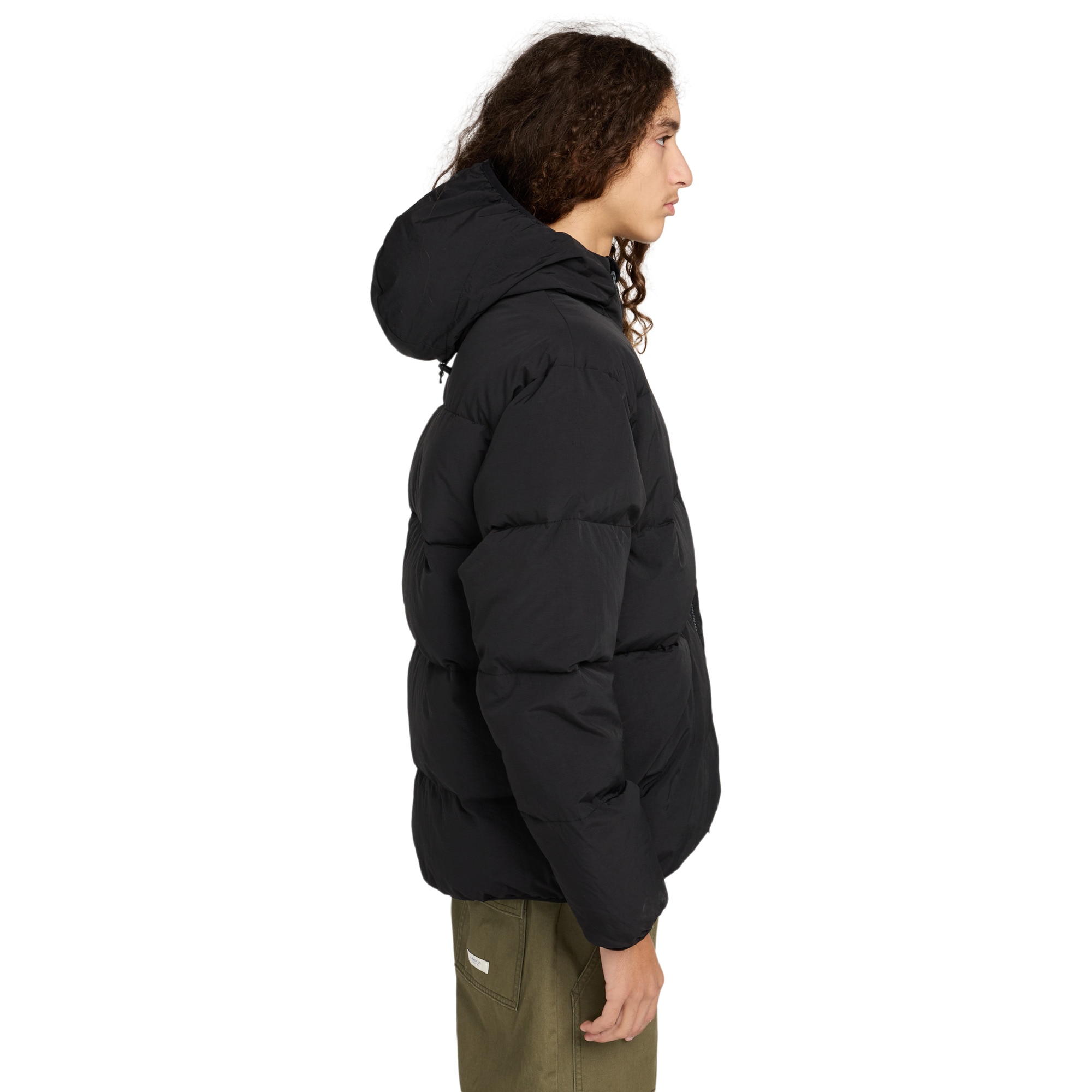 Chaqueta de hombre Hooded Puffer Element - Negro Negro-3