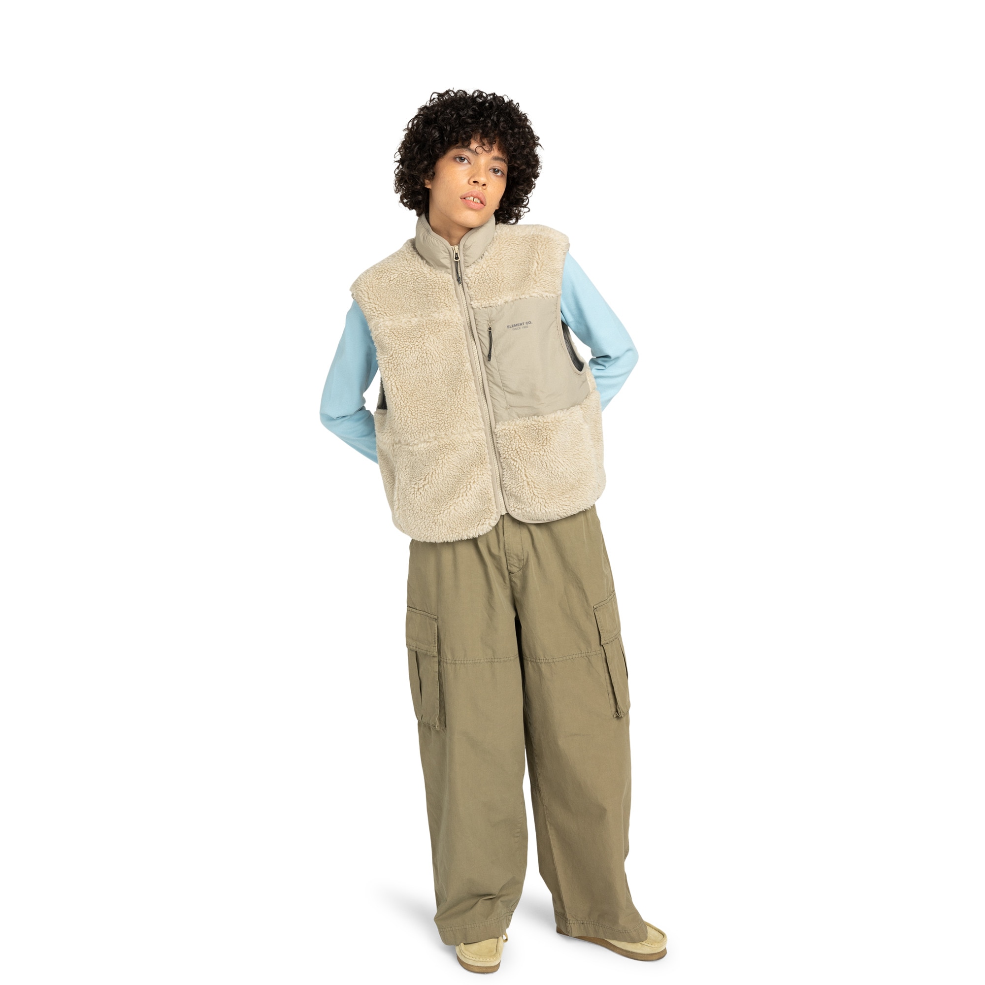 Imagen 5 de Chaleco de sherpa de mujer Lake Sherpa W Element - Natural Natural