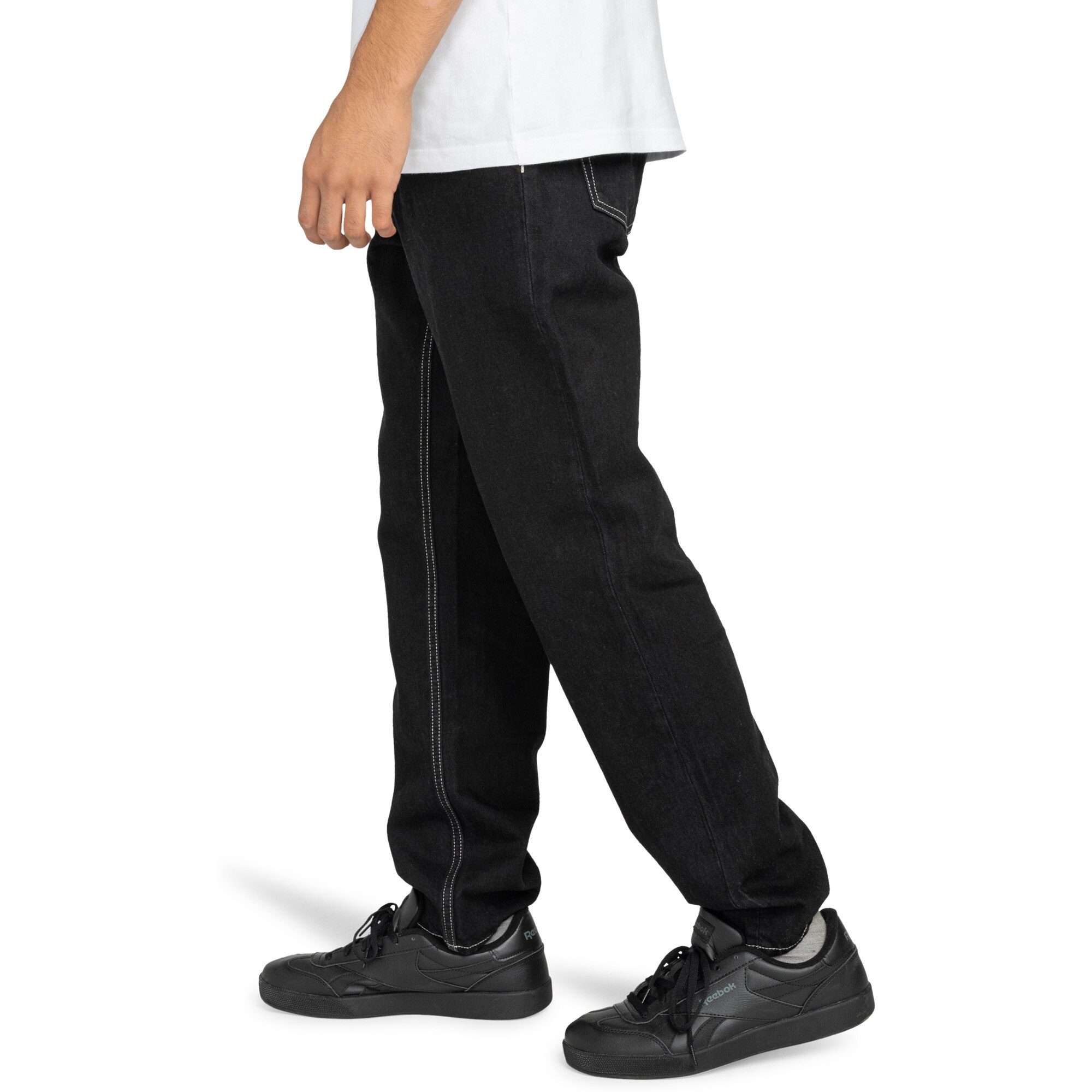 Vaquero de hombre Regular 5 Denim Element - Negro Negro-2