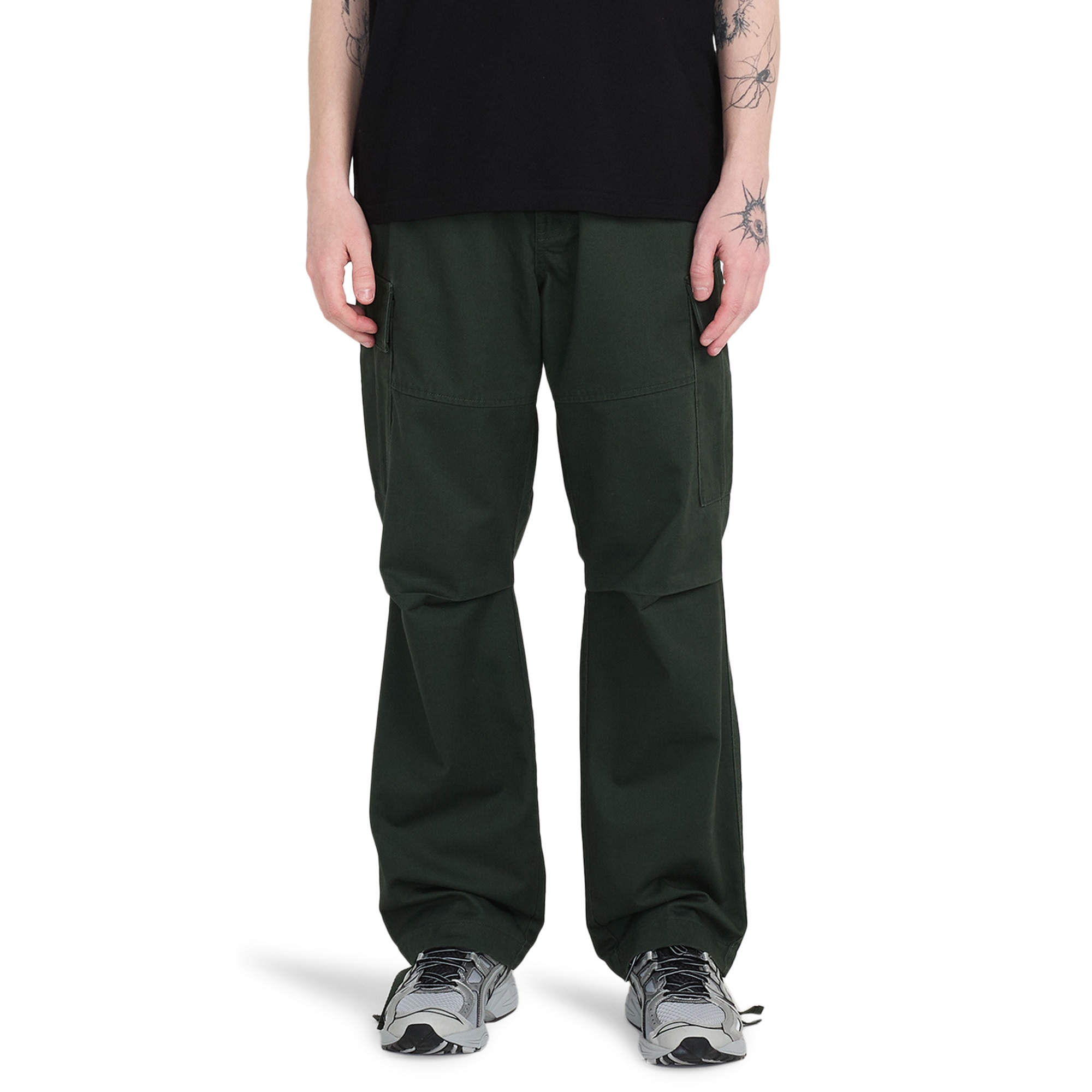 Pantalón de hombre Big Cargo Element - Verde oscuro Verde oscuro-1