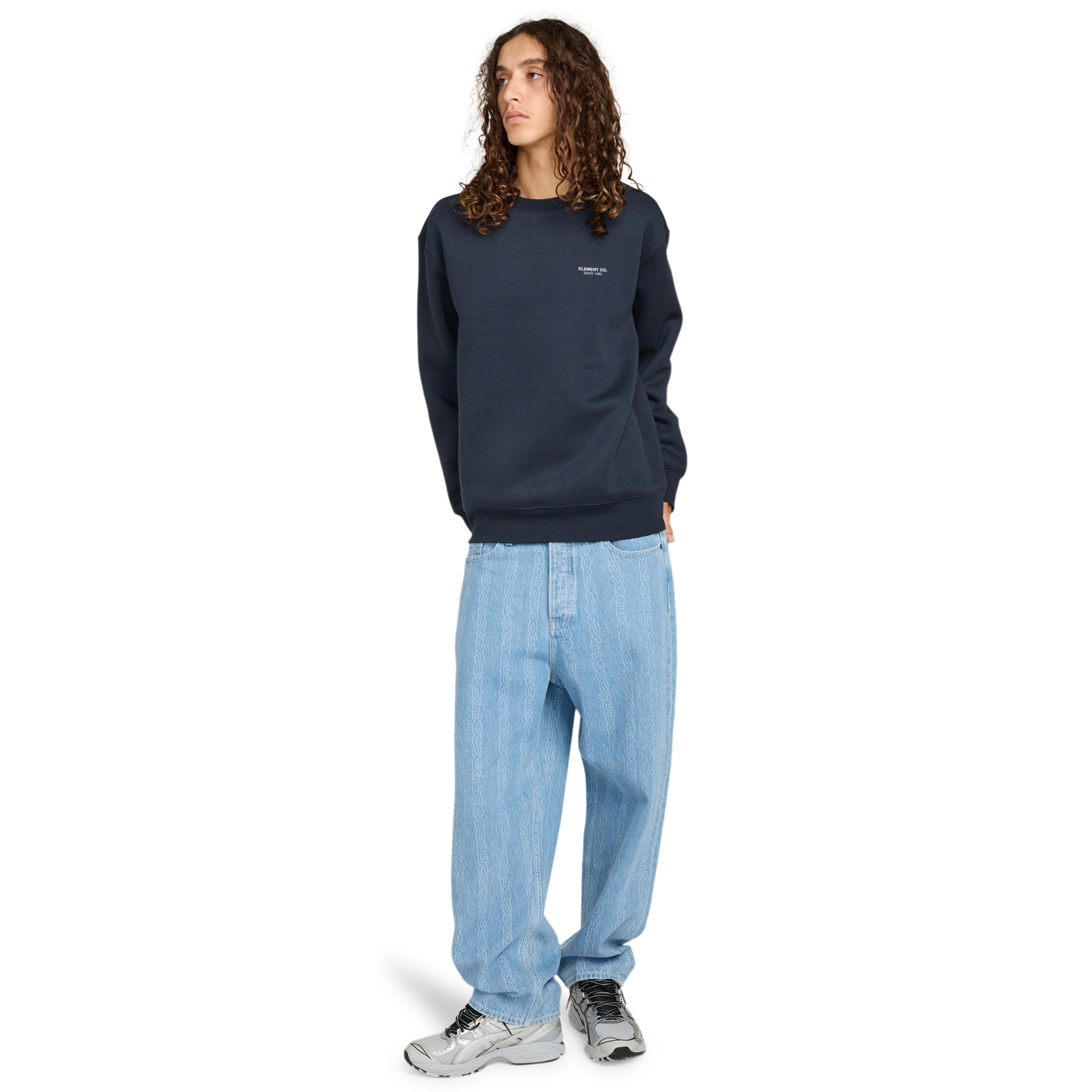 Sudadera de hombre Element Co Cr Element - Azul Azul-5