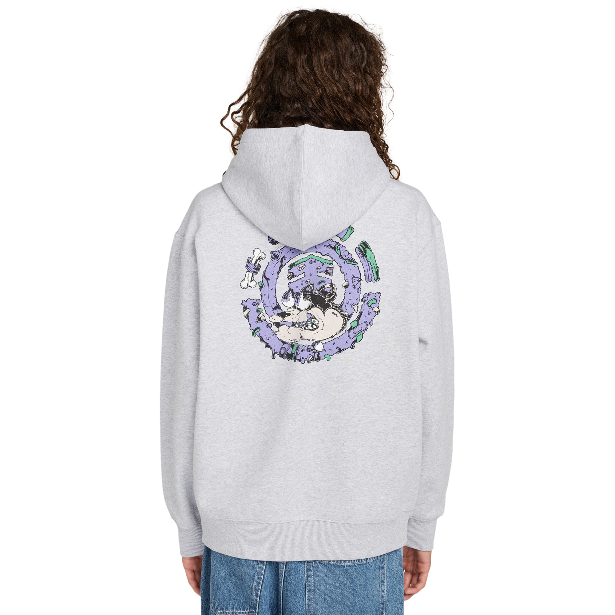 Imagen 6 de Sudadera de hombre Bad Doggie Po Element - Gris Gris
