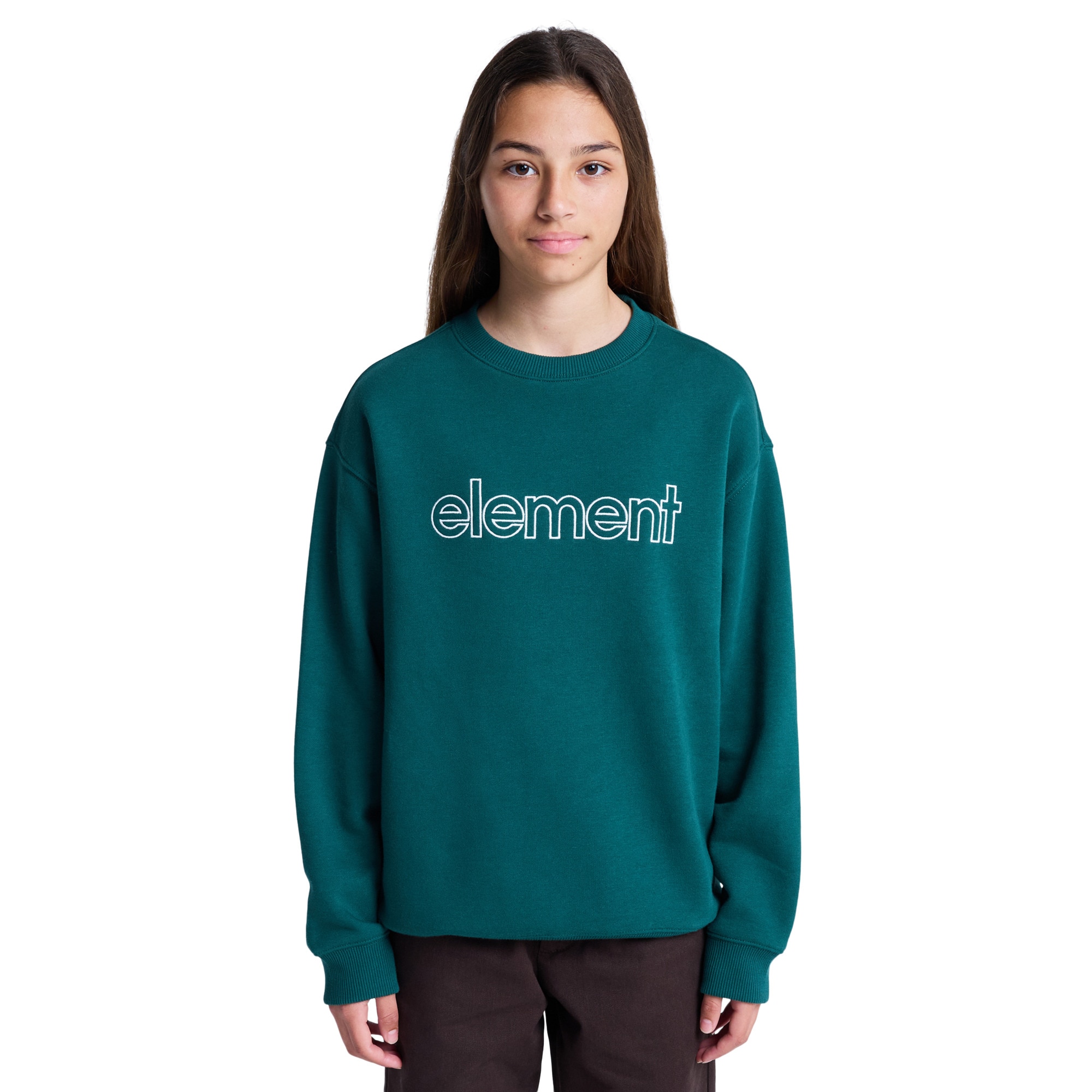 Sudadera de niños Central Lowcase Cr Y Element - Verde Verde-1