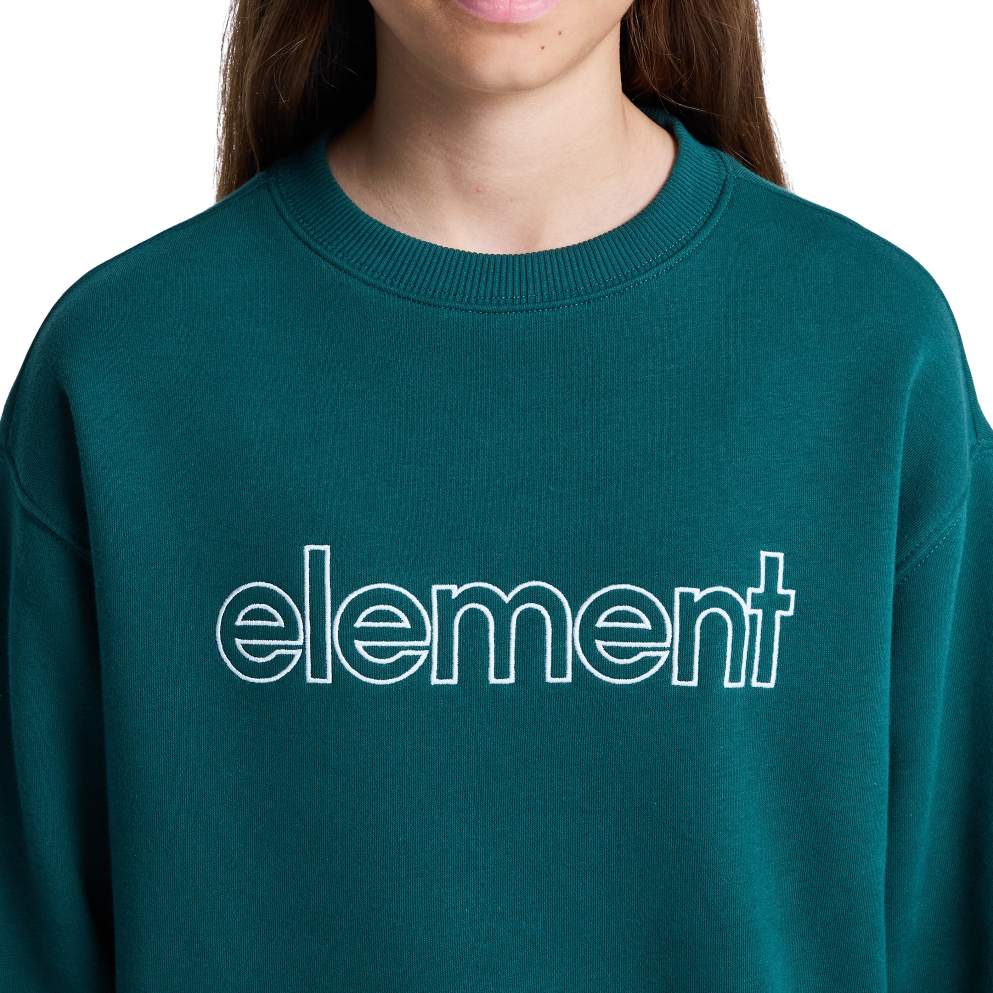 Sudadera de niños Central Lowcase Cr Y Element - Verde Verde-4