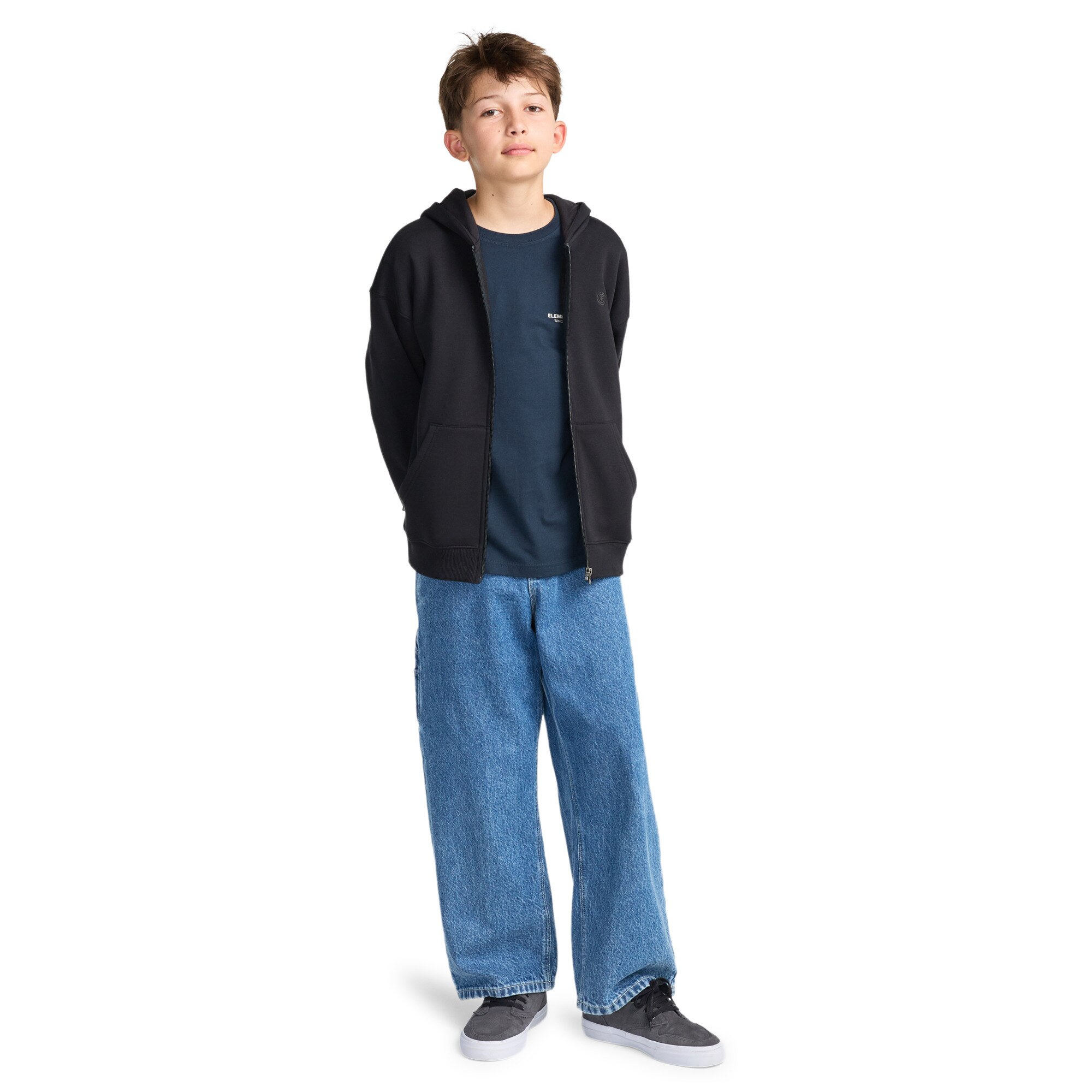 Sudadera de niños Aligator Y Element - Negro Negro-6