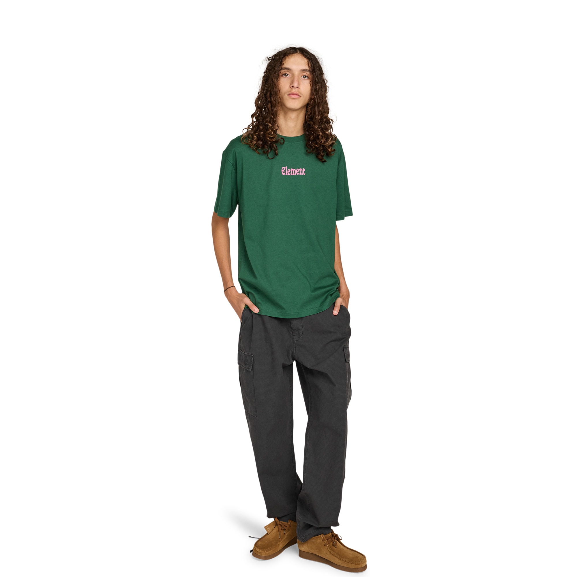 Pantalón de hombre Relax Cargo Element - Negro Negro-5