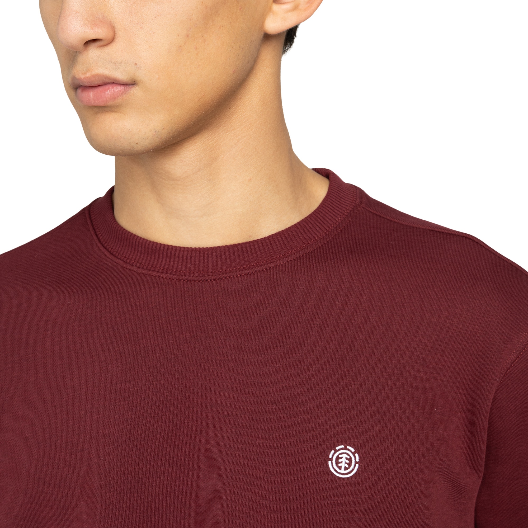 Sudadera de hombre Icon Embroidery Cr Element - Burdeos Burdeos-4