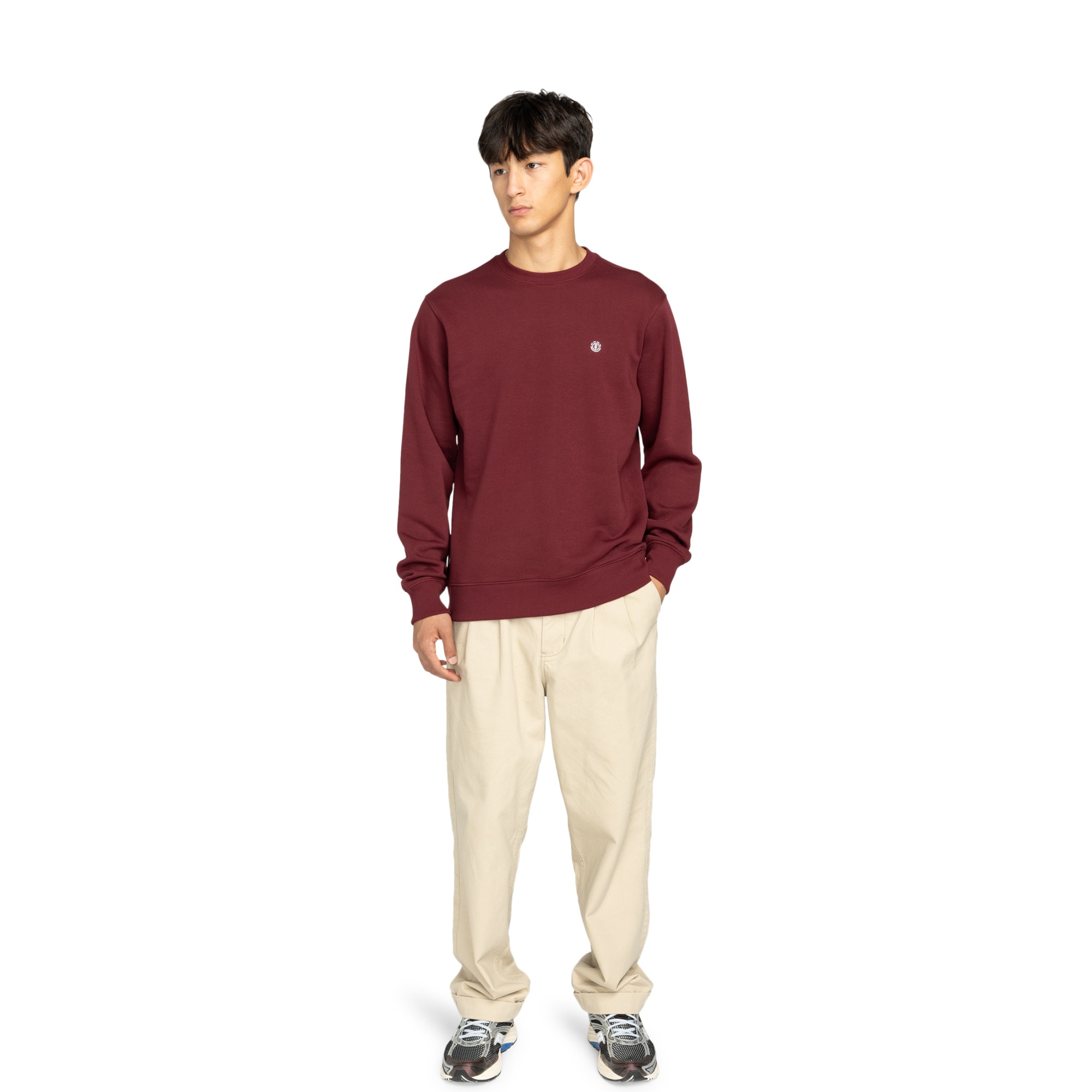 Sudadera de hombre Icon Embroidery Cr Element - Burdeos Burdeos-5