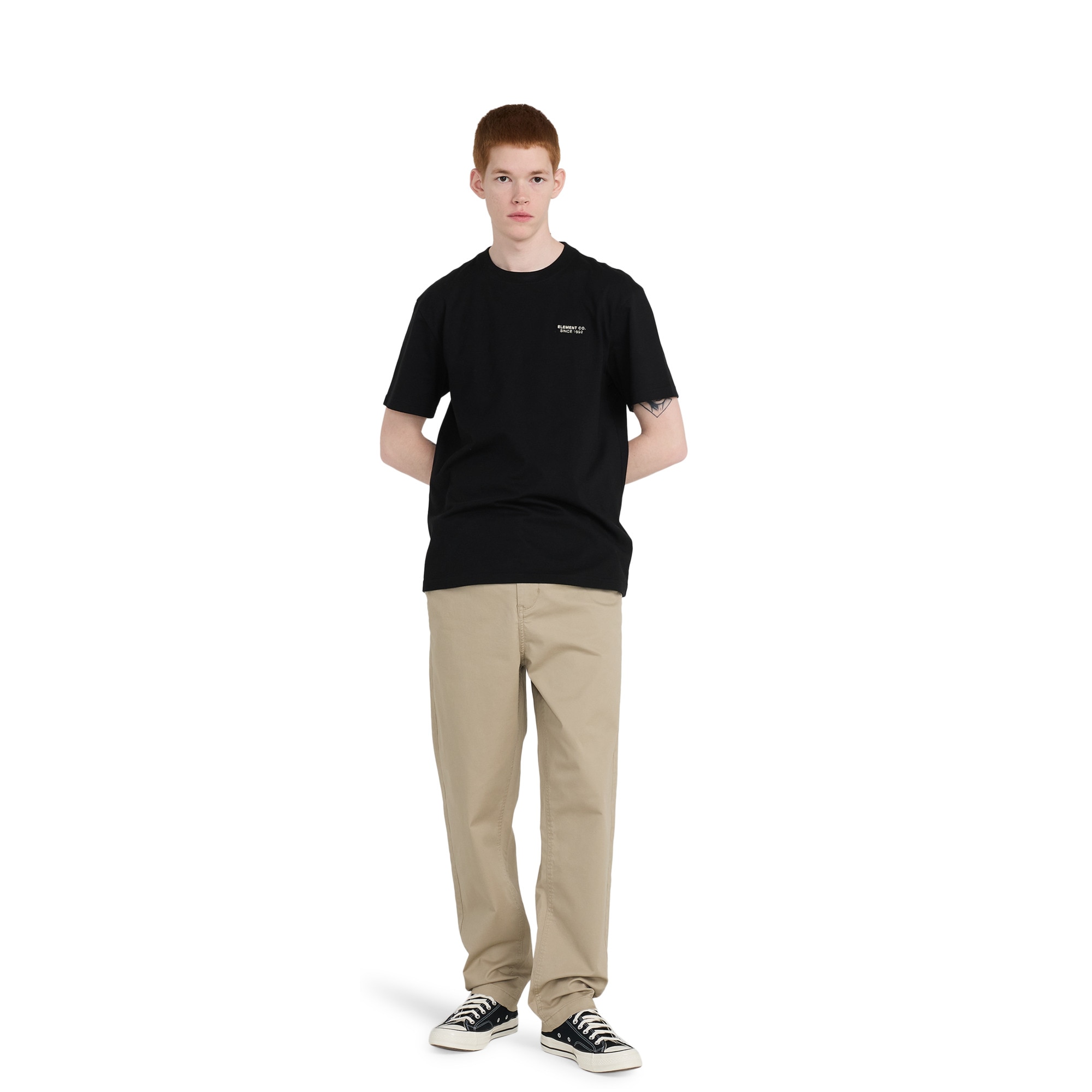 Pantalón de hombre Regular Comfort Twill Element - Beige Beige-5