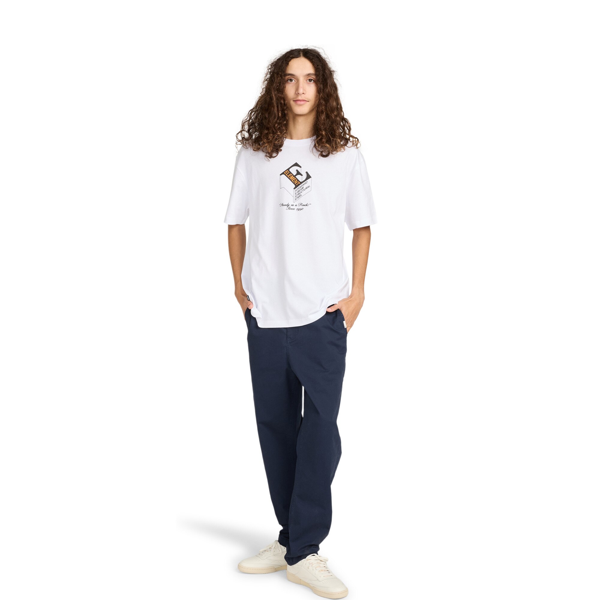 Pantalón de hombre Regular Comfort Twill Element - Azul Azul-5