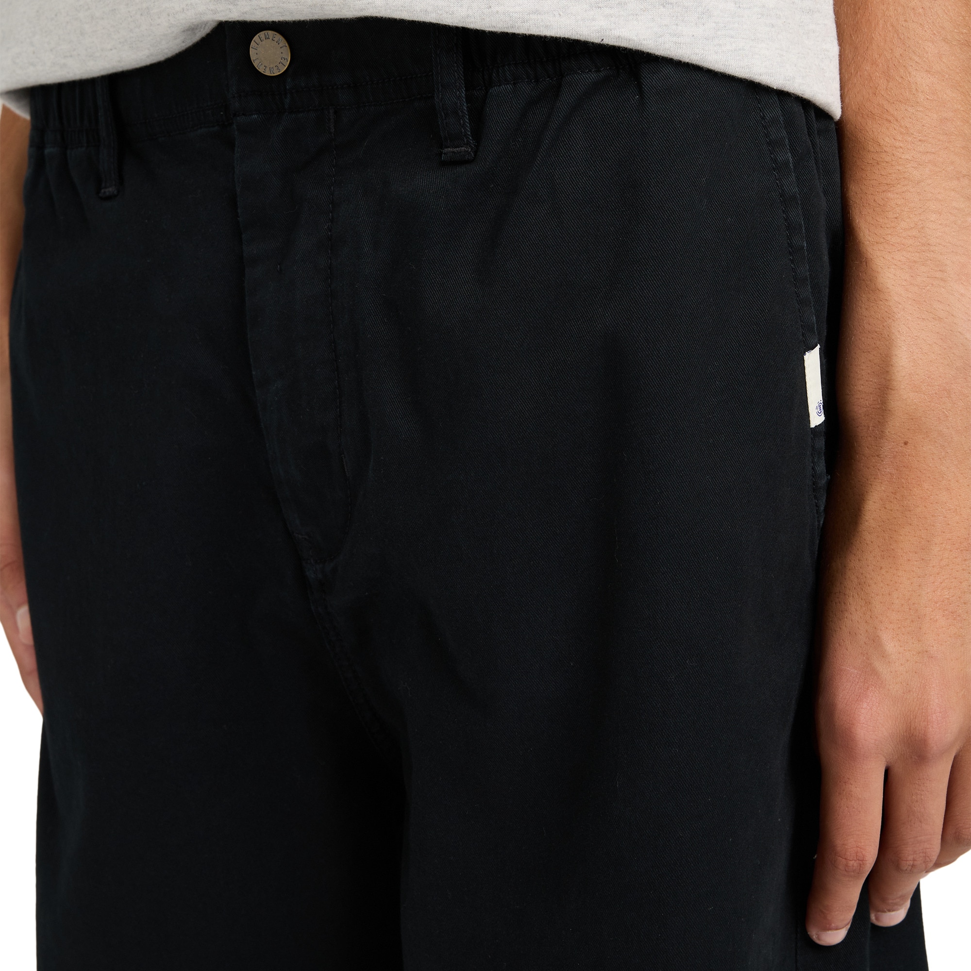 Pantalón de hombre Regular Comfort Twill Element - Negro Negro-4
