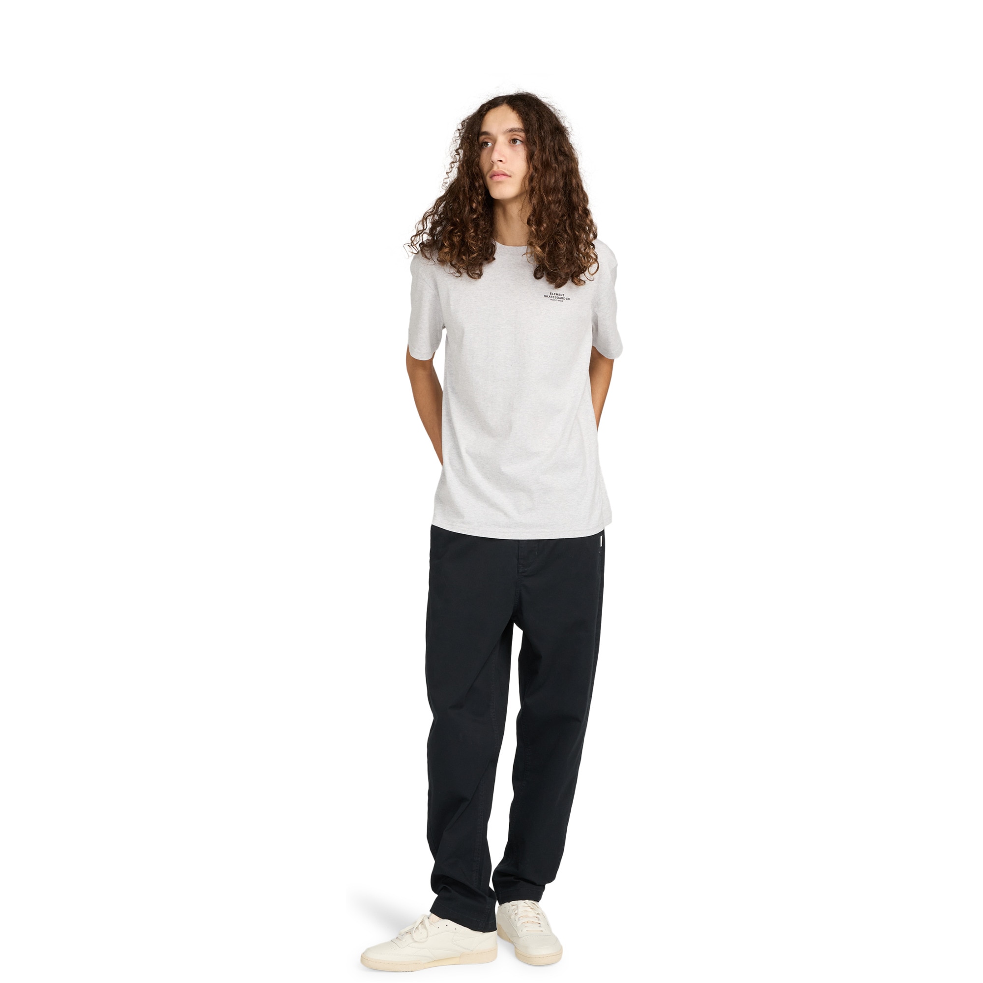 Pantalón de hombre Regular Comfort Twill Element - Negro Negro-5
