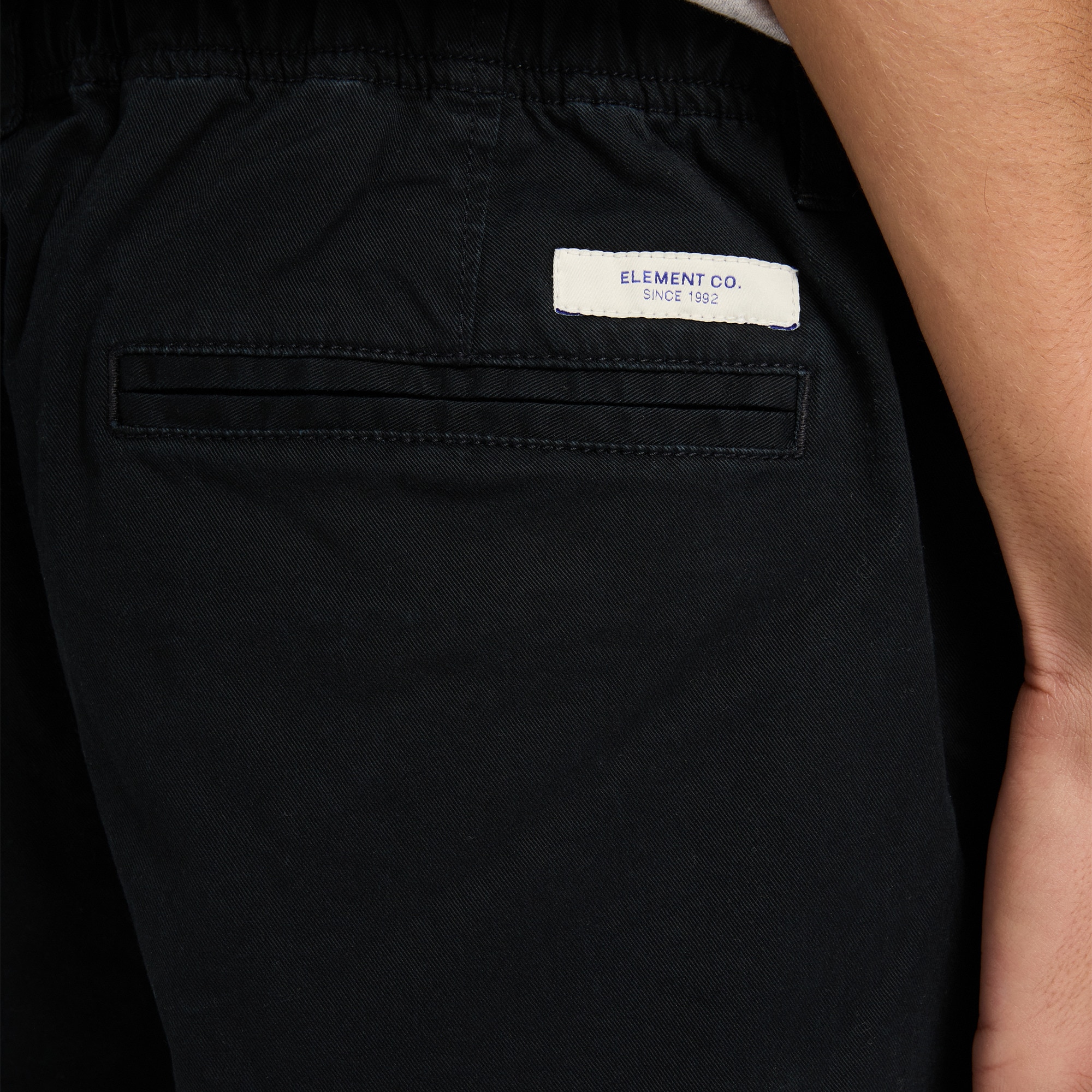 Pantalón de hombre Regular Comfort Twill Element - Negro Negro-6