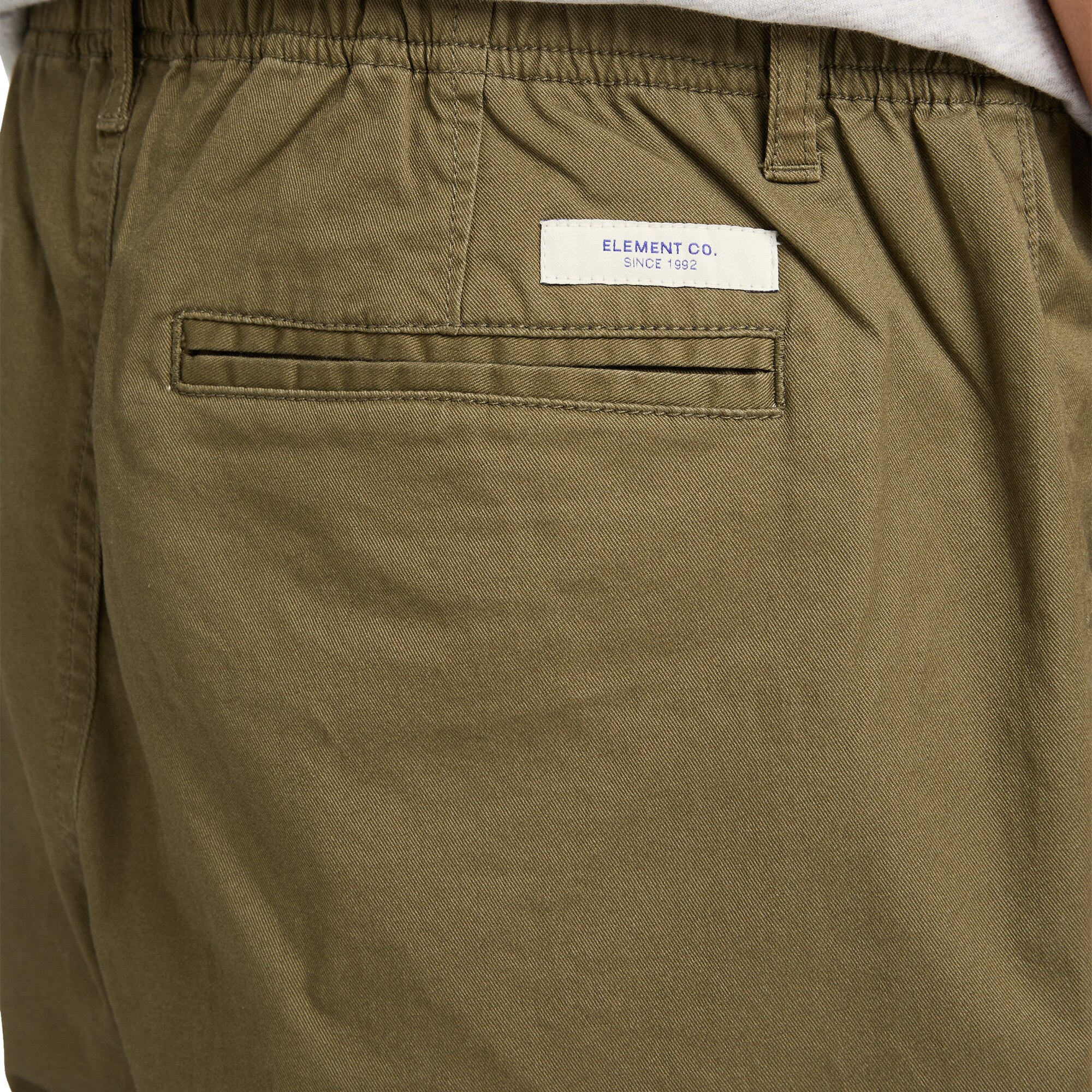 Pantalón de hombre Regular Comfort Twill Element - Verde Verde-6