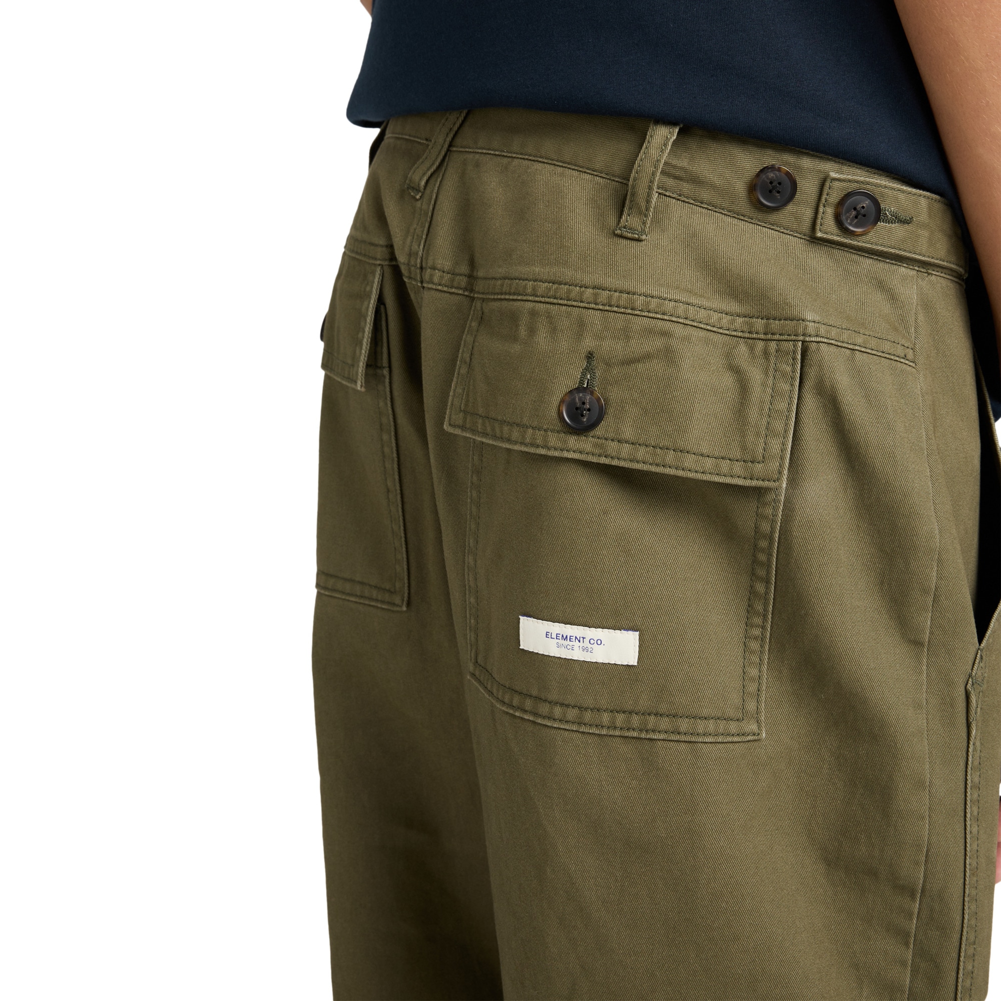 Pantalón de hombre Relax Fatigue Twill Element - Gris Gris-6