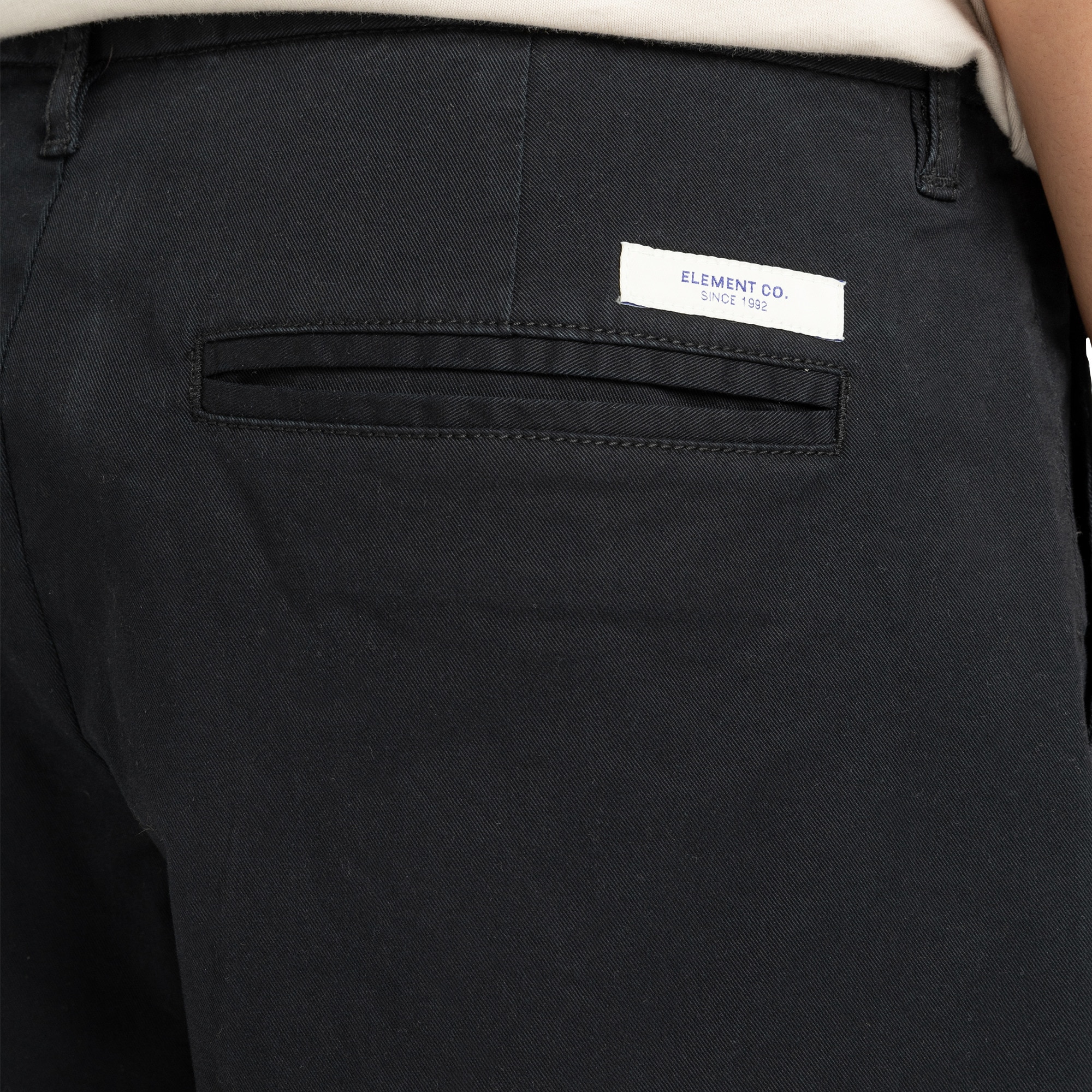 Pantalón de hombre Regular Twill Element - Negro Negro-6
