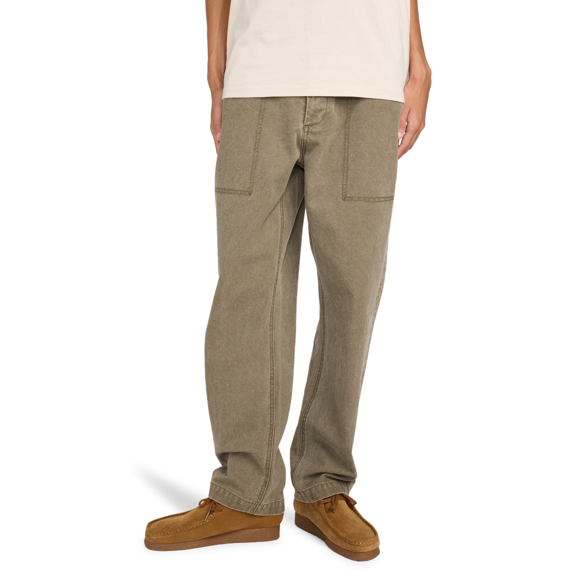 Element Pantalón de hombre Relax Fatigue Canvas Marrón