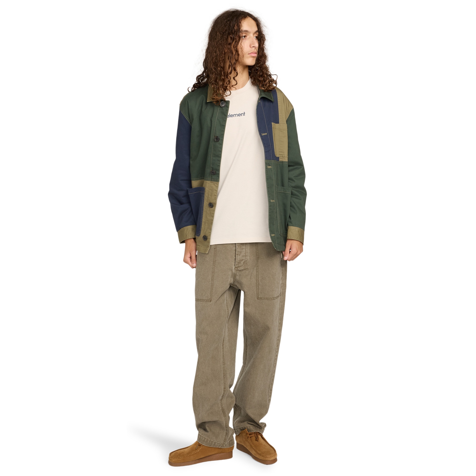 Imagen 5 de Pantalón de hombre Relax Fatigue Canvas Element - Marrón Marrón
